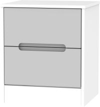 Grey Matt Front and White Base Unit