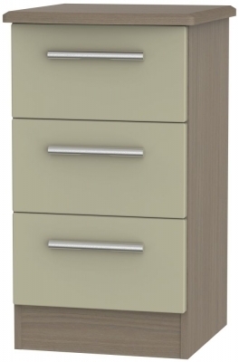 Mushroom Front and Toronto Walnut Base Unit