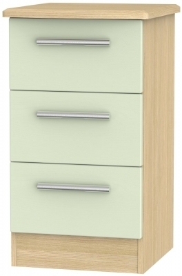 Mussel Front and Light Oak Base Unit