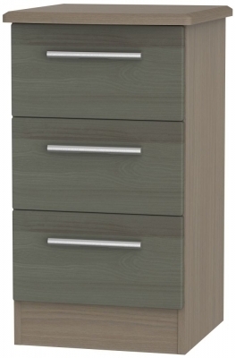 Rustic Slate Front and Toronto Walnut Base Unit