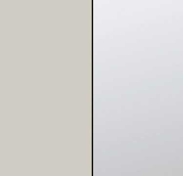 Silk Grey Carcase with Mirror Front A227B