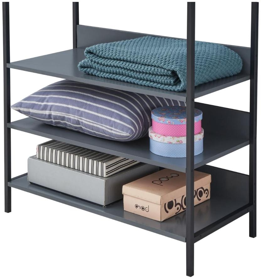 Warren 4 Shelves Narrow Open Wardrobe - Variant Available