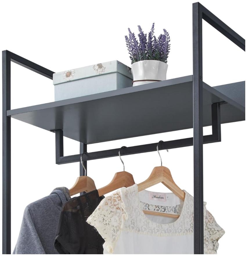 Warren 4 Shelves Narrow Open Wardrobe - Variant Available