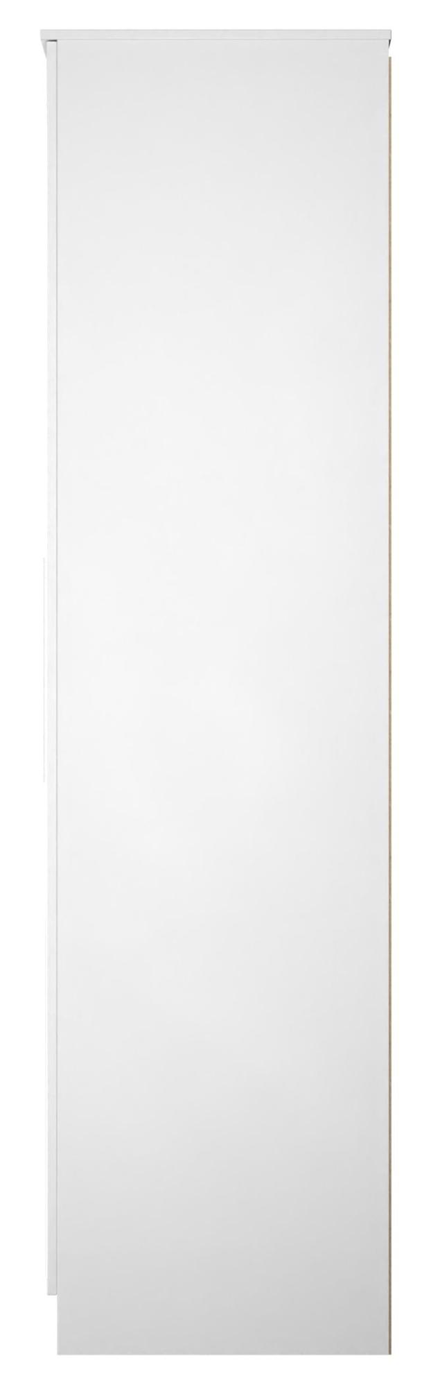 Worcester Wardrobe - 2 Door - 1 Mirror - Tall - White