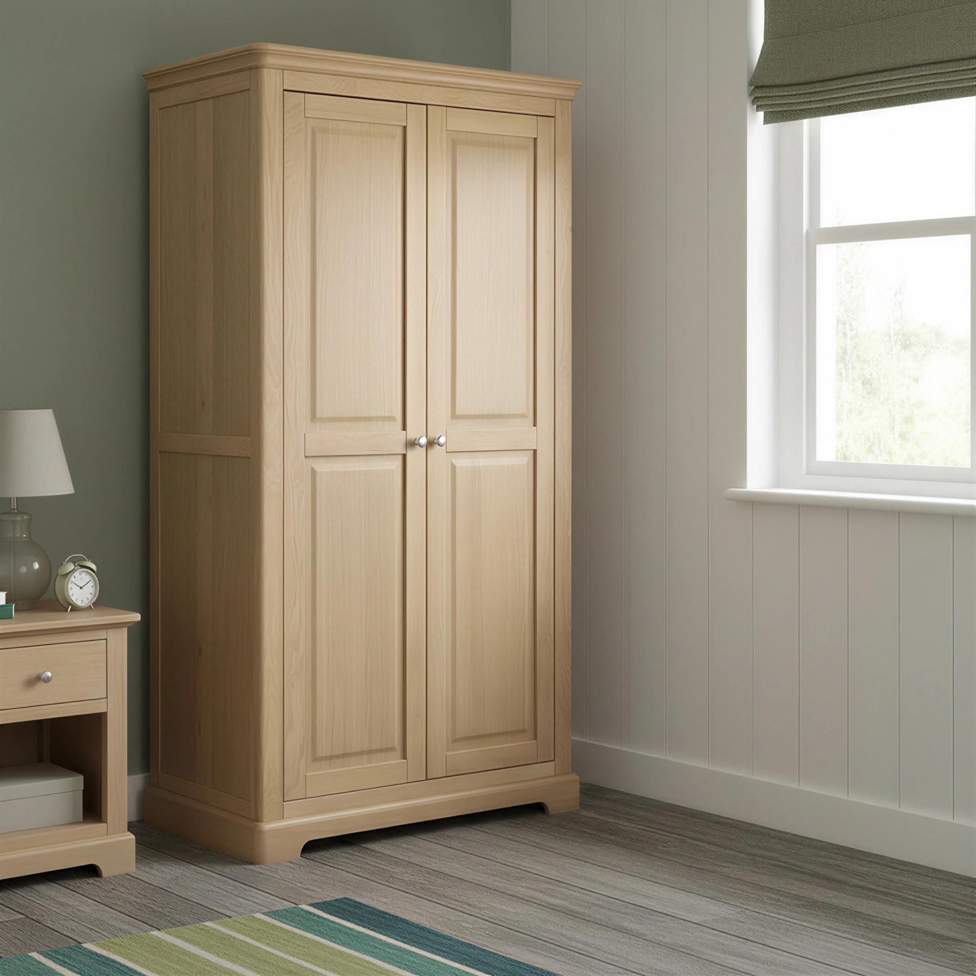 Cromwell Wardrobe - 2 Door - Oak