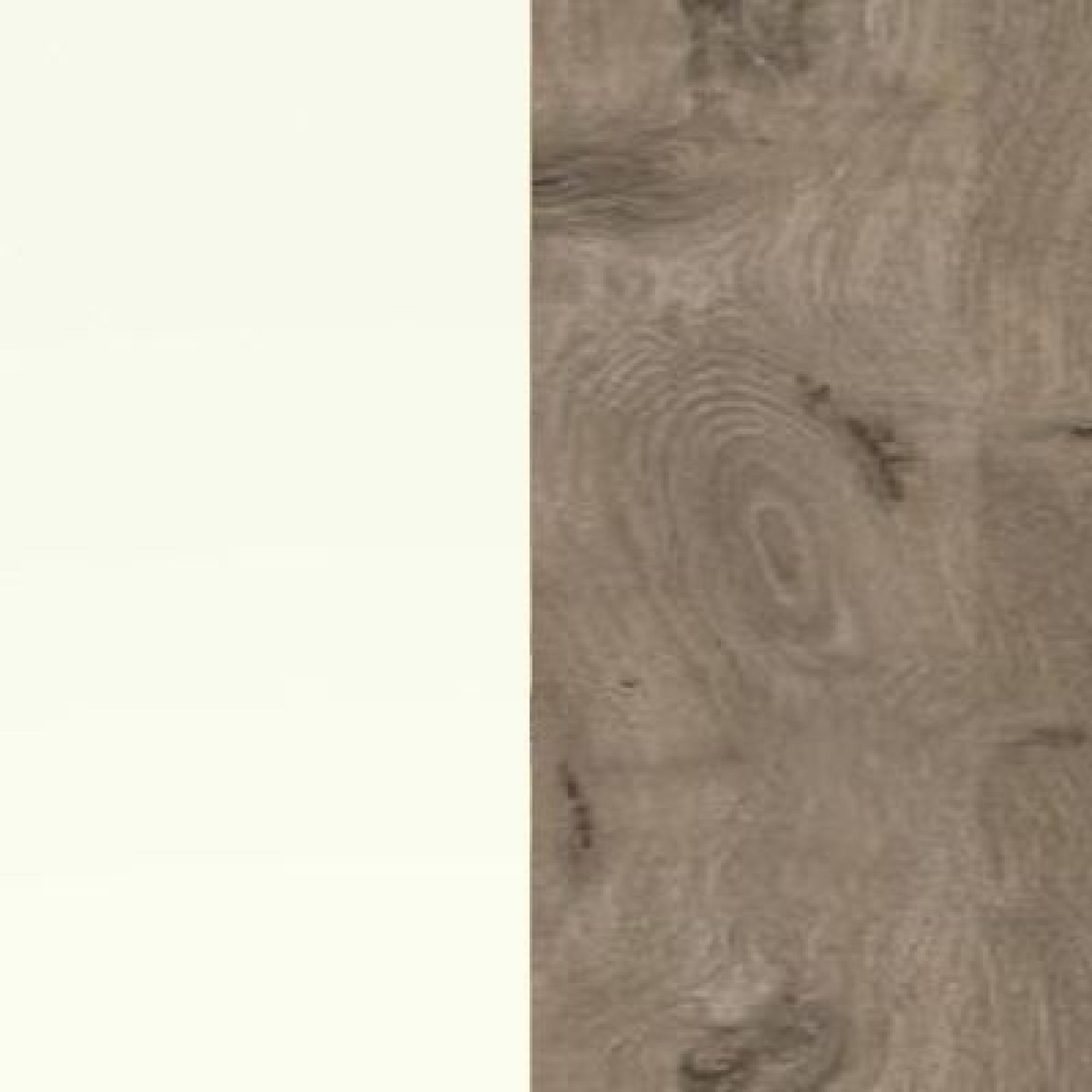 White Carcase and Front with Nordic Oak Finish Highlights 376