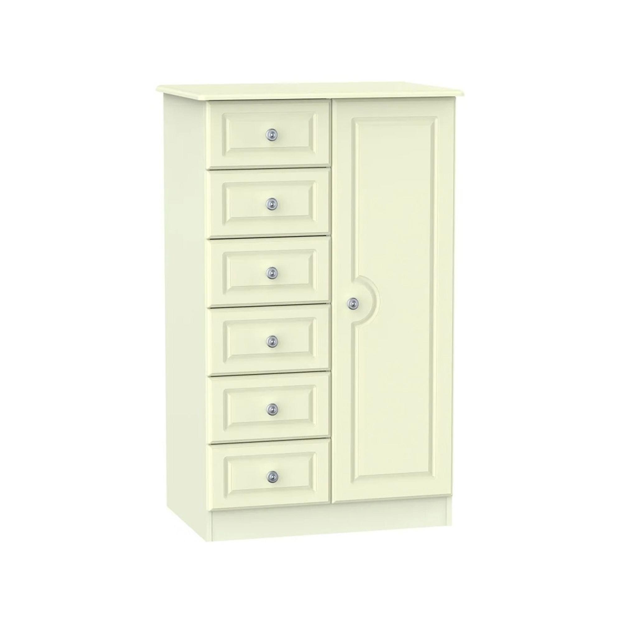 Pembroke Wardrobe - 1 Door - Midi - Cream