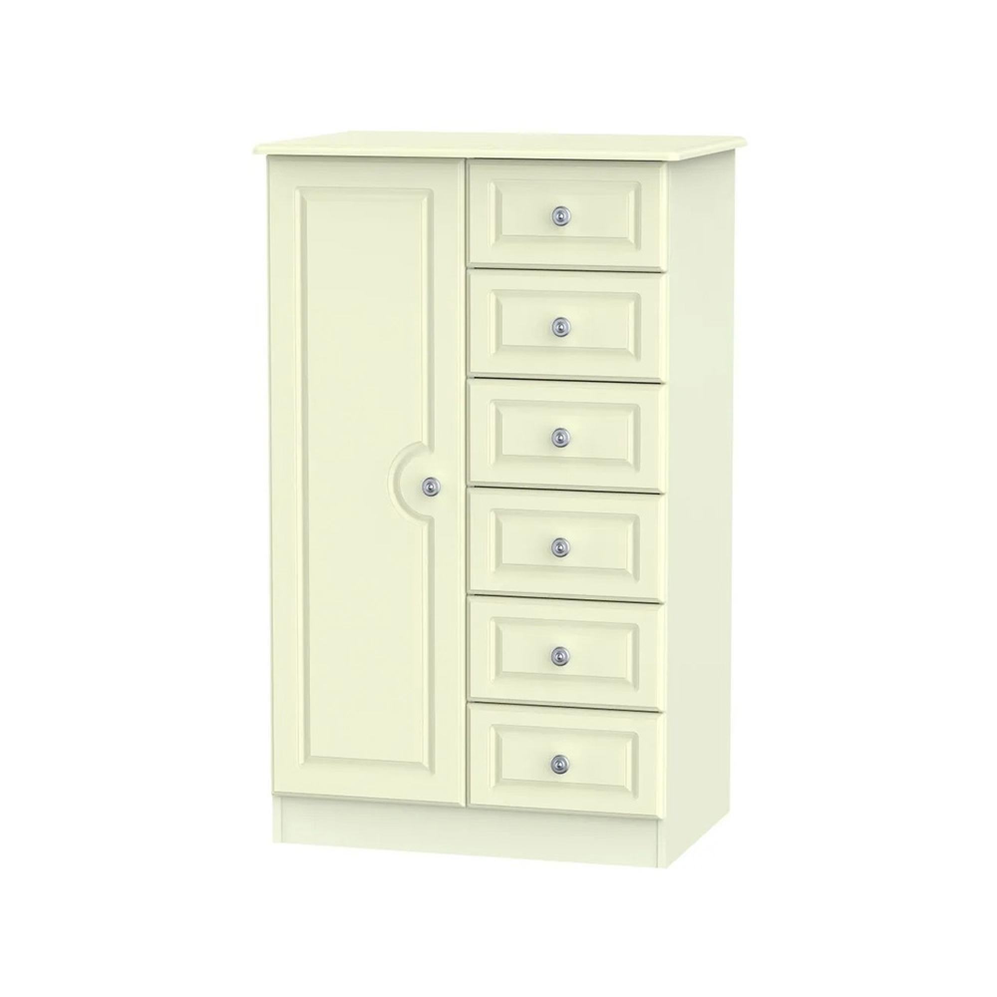Pembroke Wardrobe - 1 Door - Midi - Cream