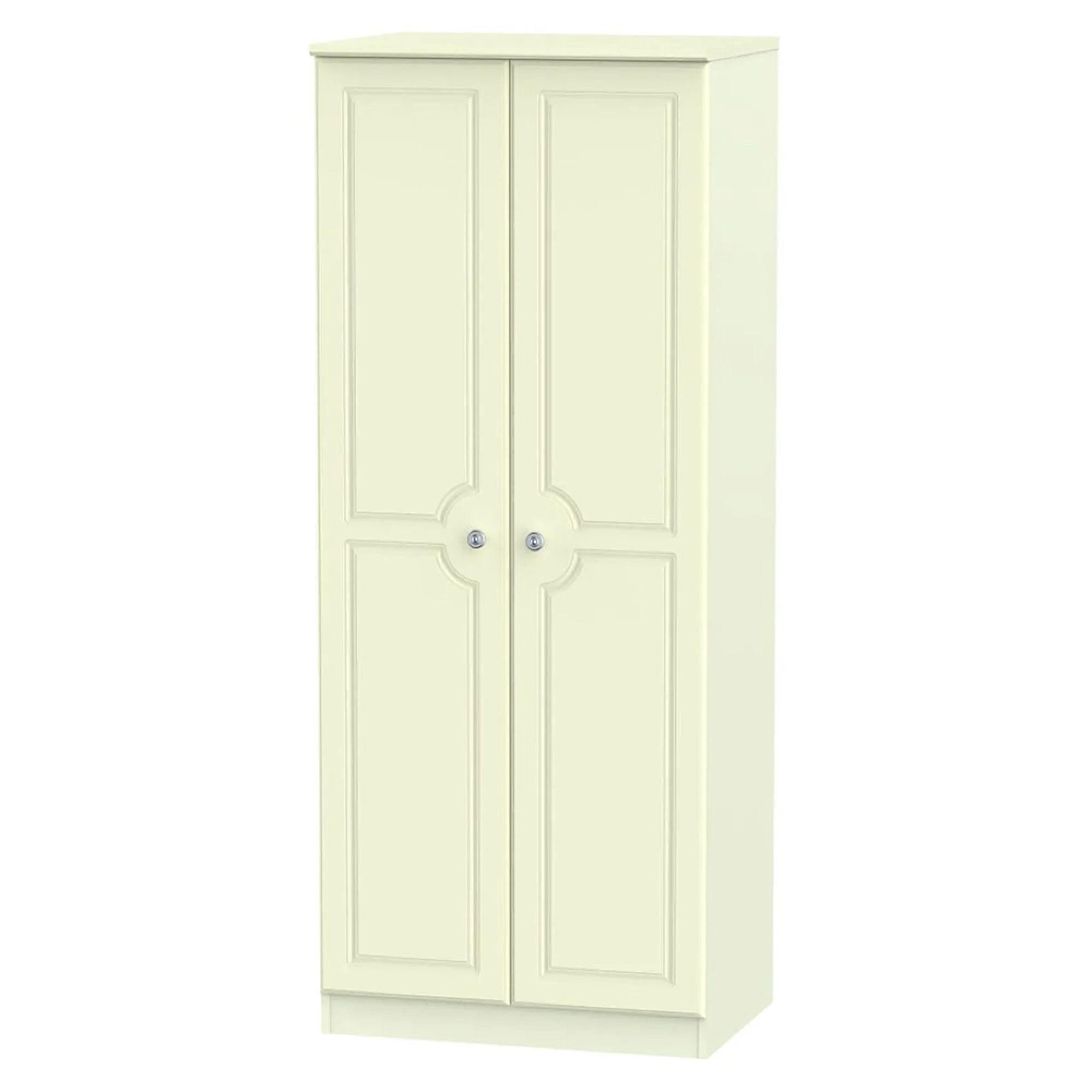 Pembroke Wardrobe - 2 Door - Plain - Cream