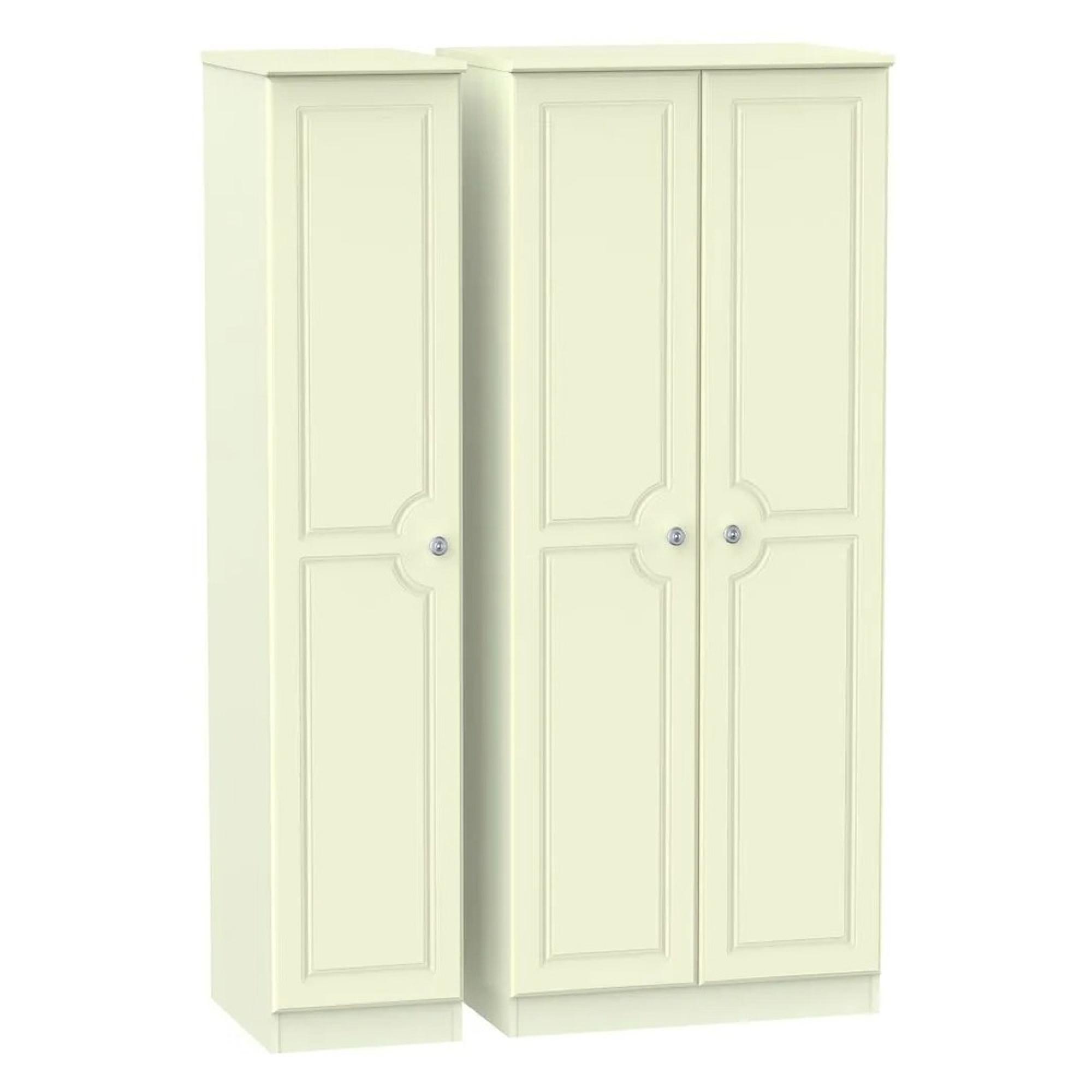 Pembroke Wardrobe - 3 Door - Triple - Cream