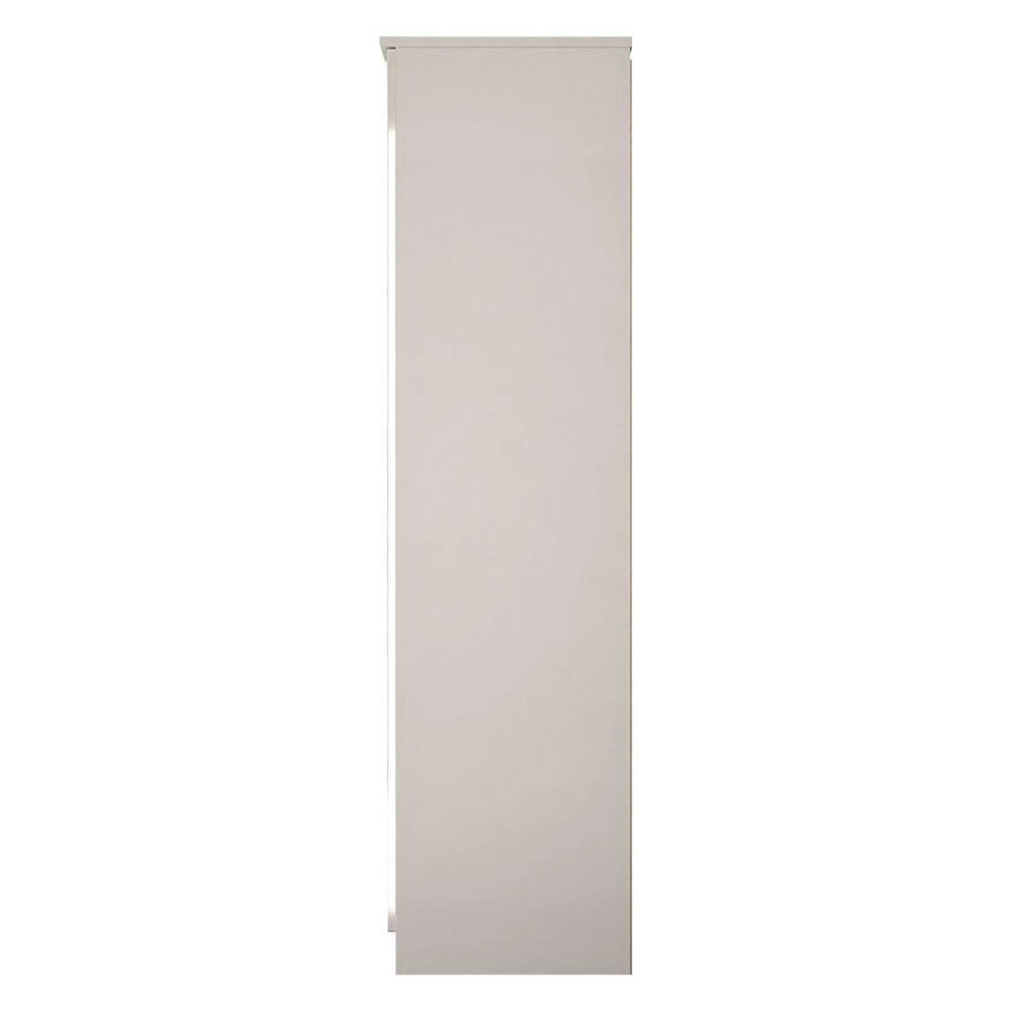 Paris Wardrobe - 2 Door - 1 Mirror - Tall - Cashmere