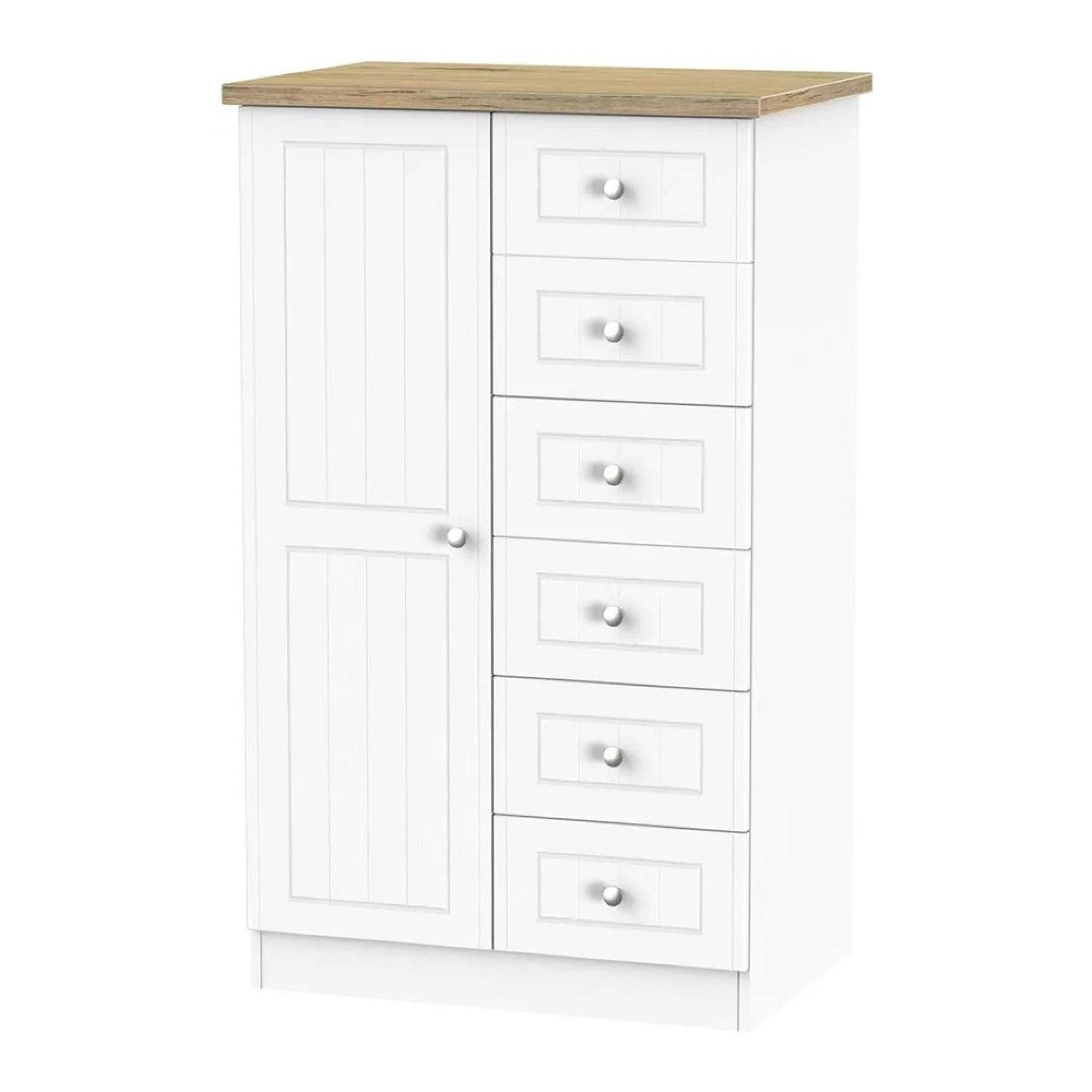 Vienna Wardrobe - 1 Door - Midi - Porcelain