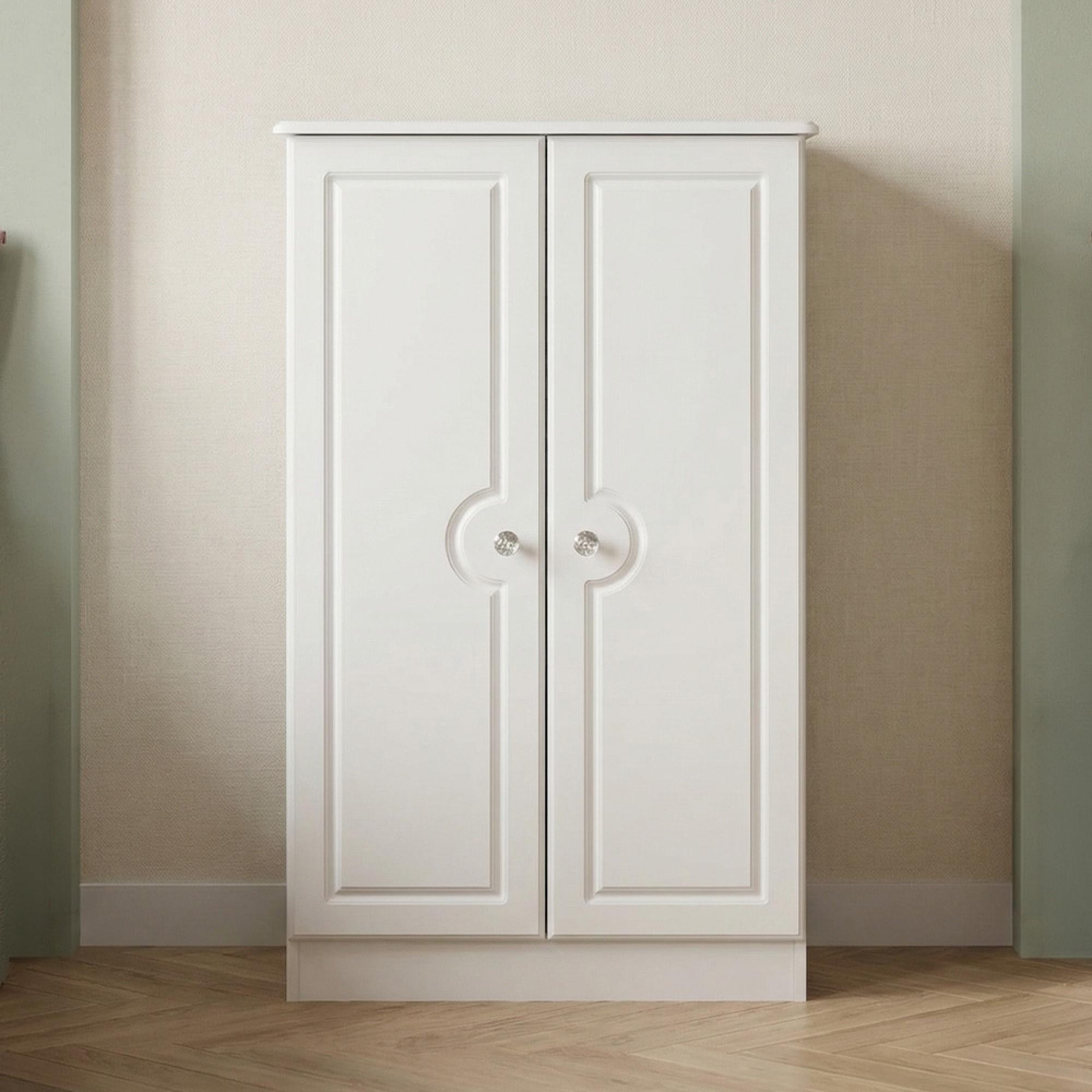 Crystal Midi Wardrobe - White