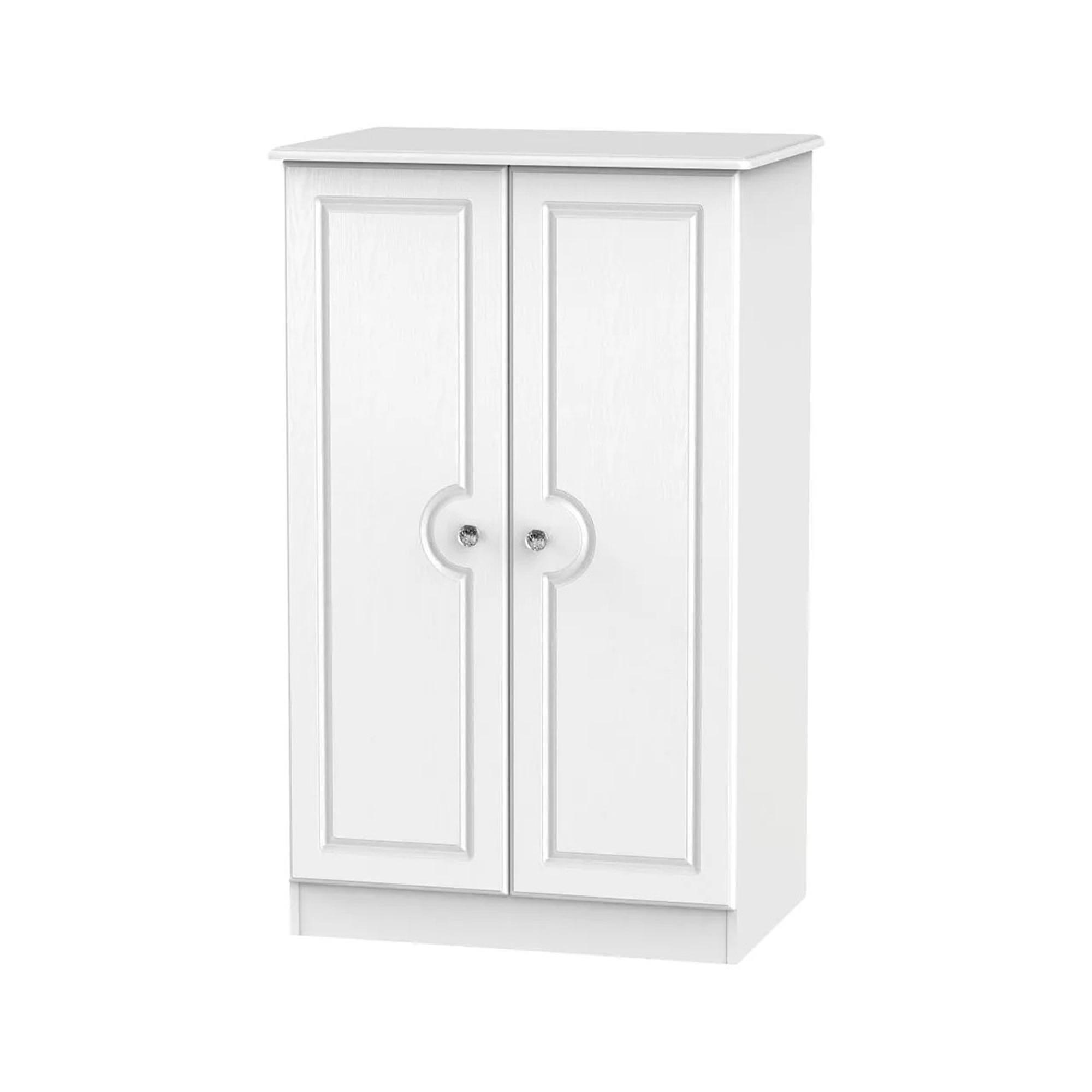 Crystal Midi Wardrobe - White