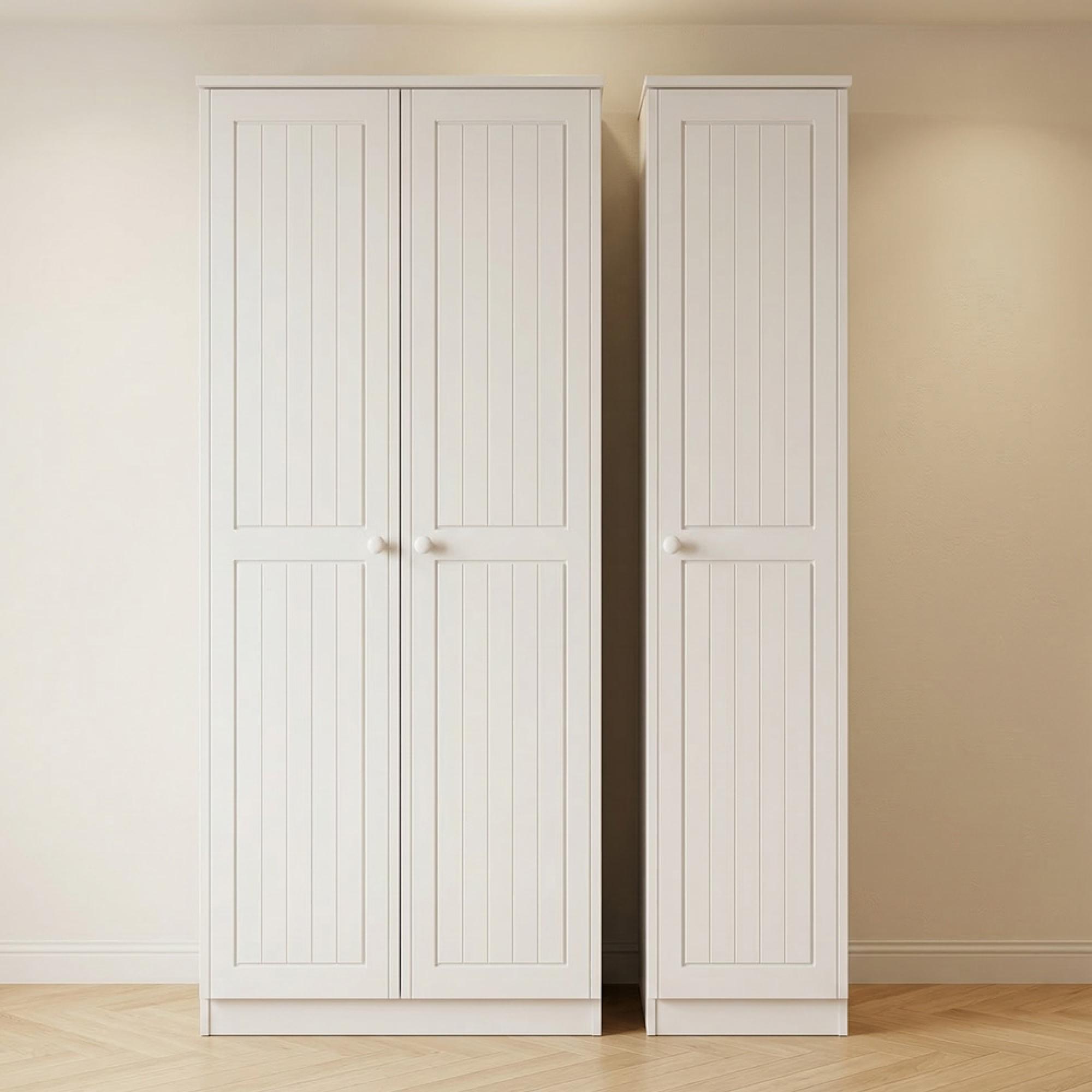 Warwick Wardrobe - 3 Door - Triple - White