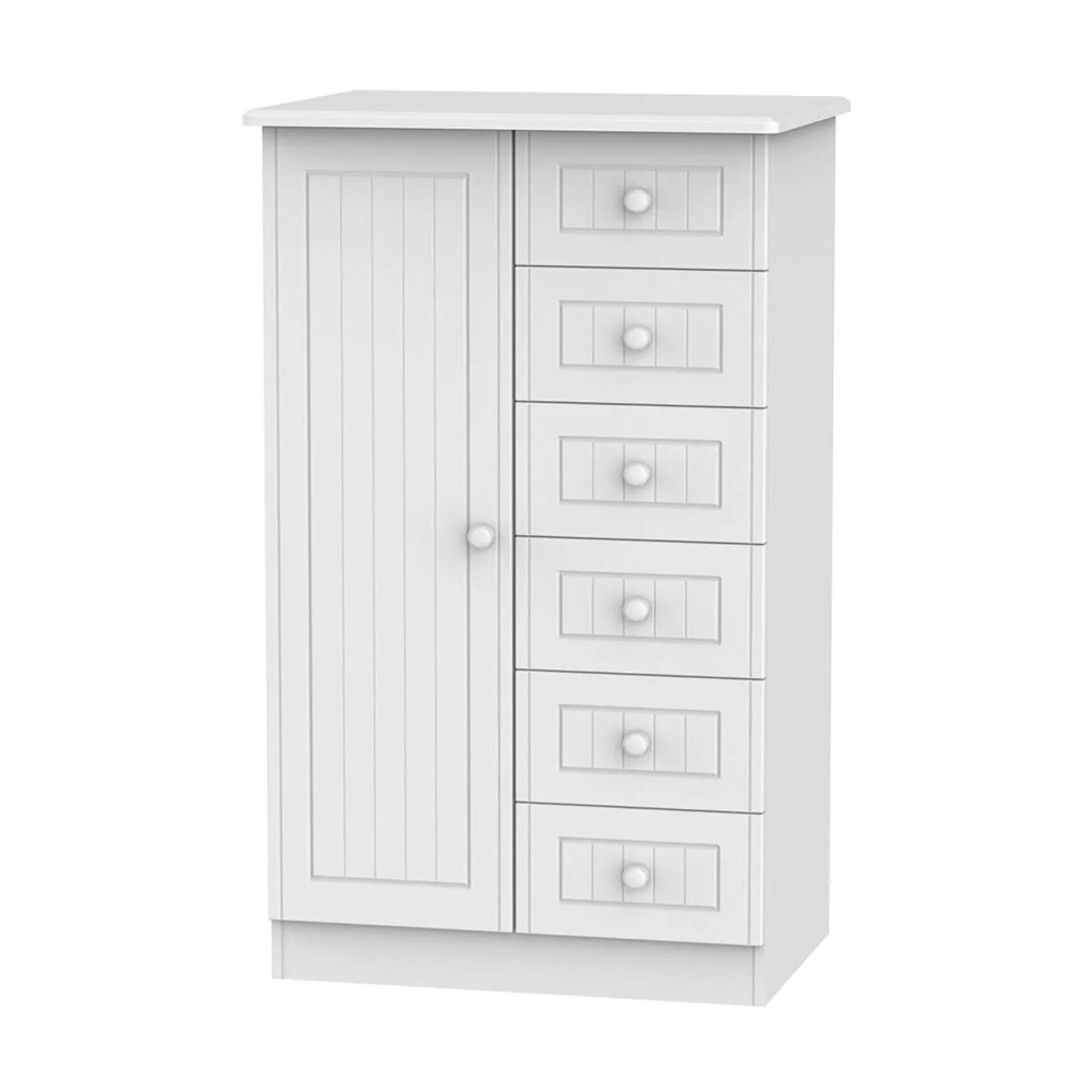 Warwick Wardrobe - 1 Door - Midi - White