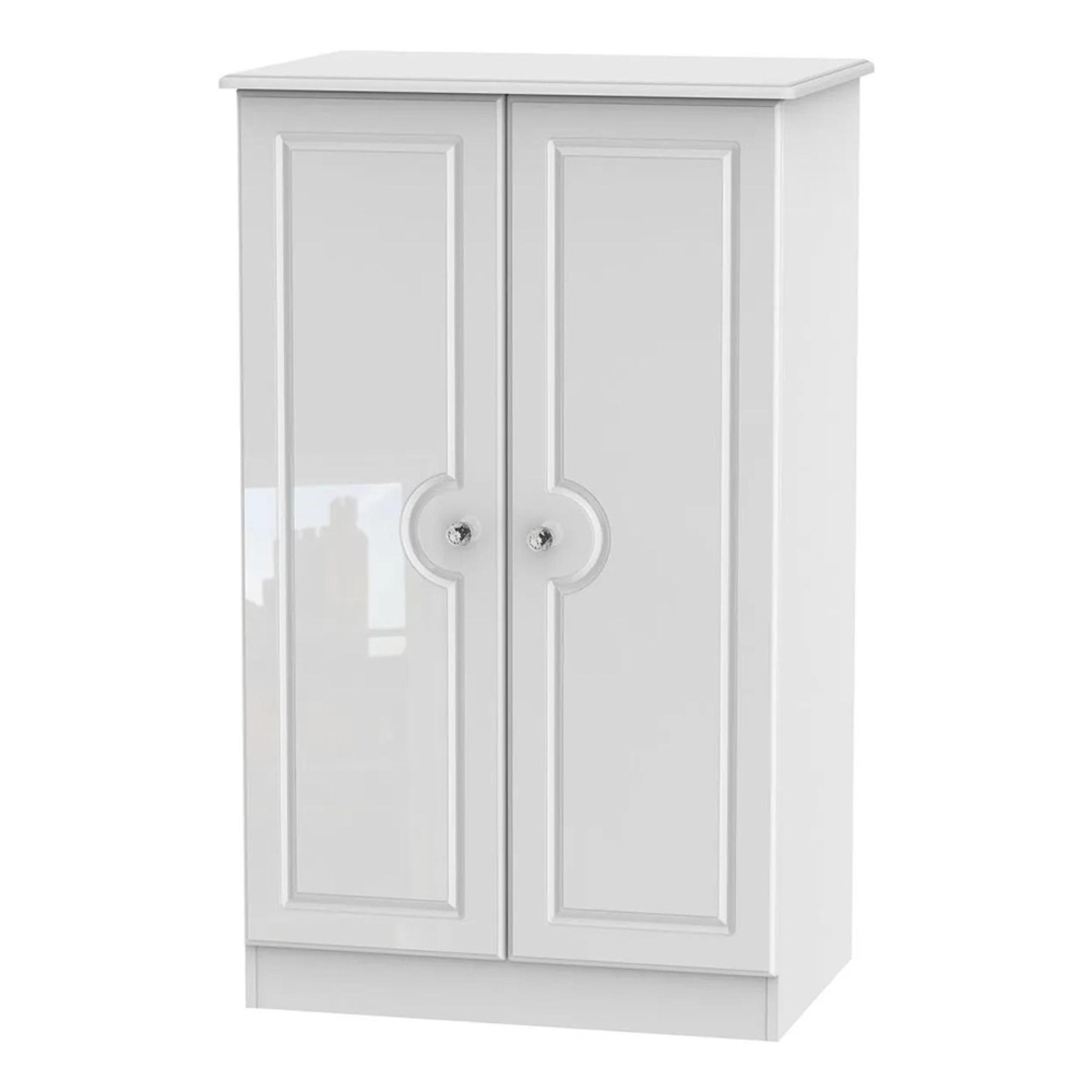 Balmoral Wardrobe - Midi - White Gloss