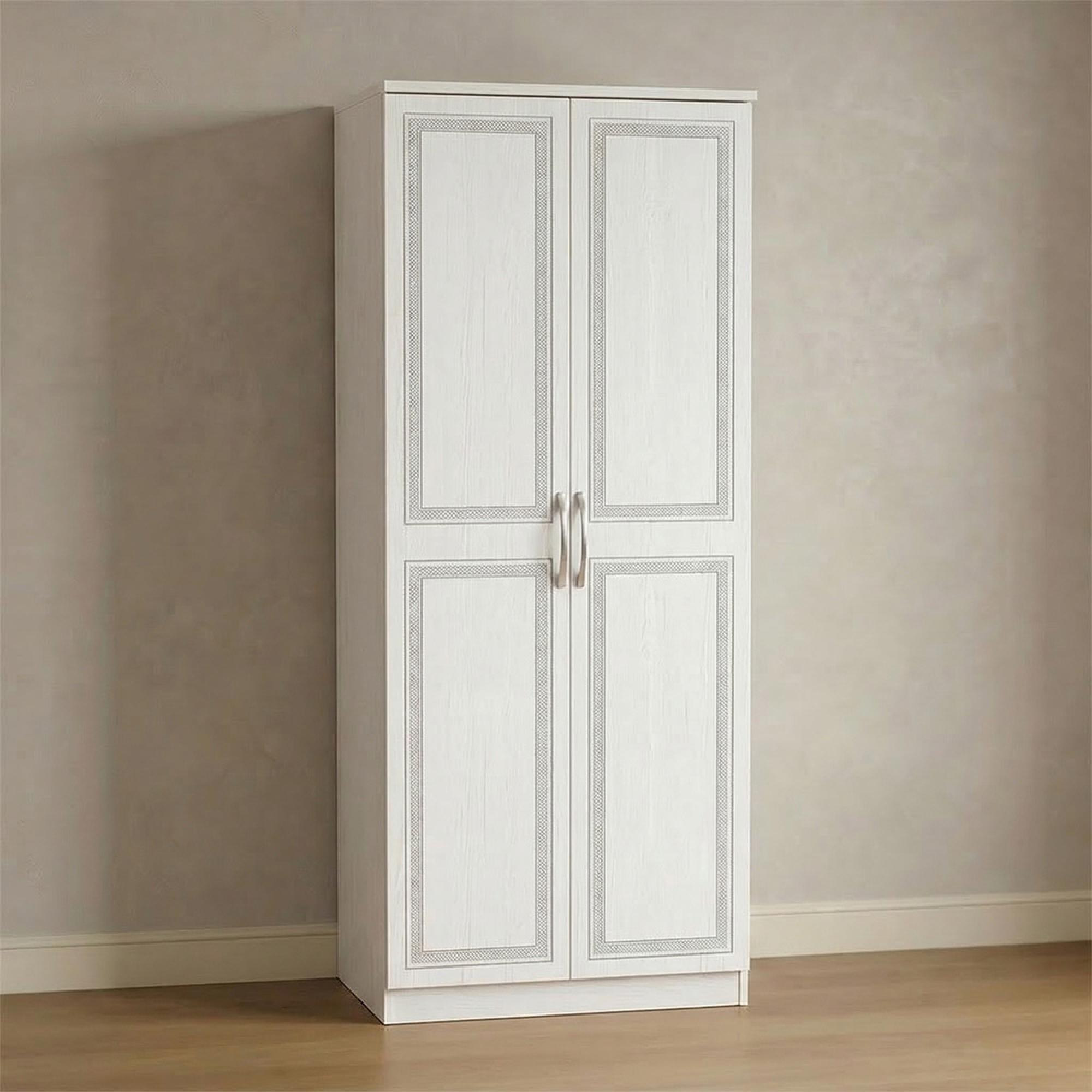 Dorset Wardrobe - 2 Door - Plain - White
