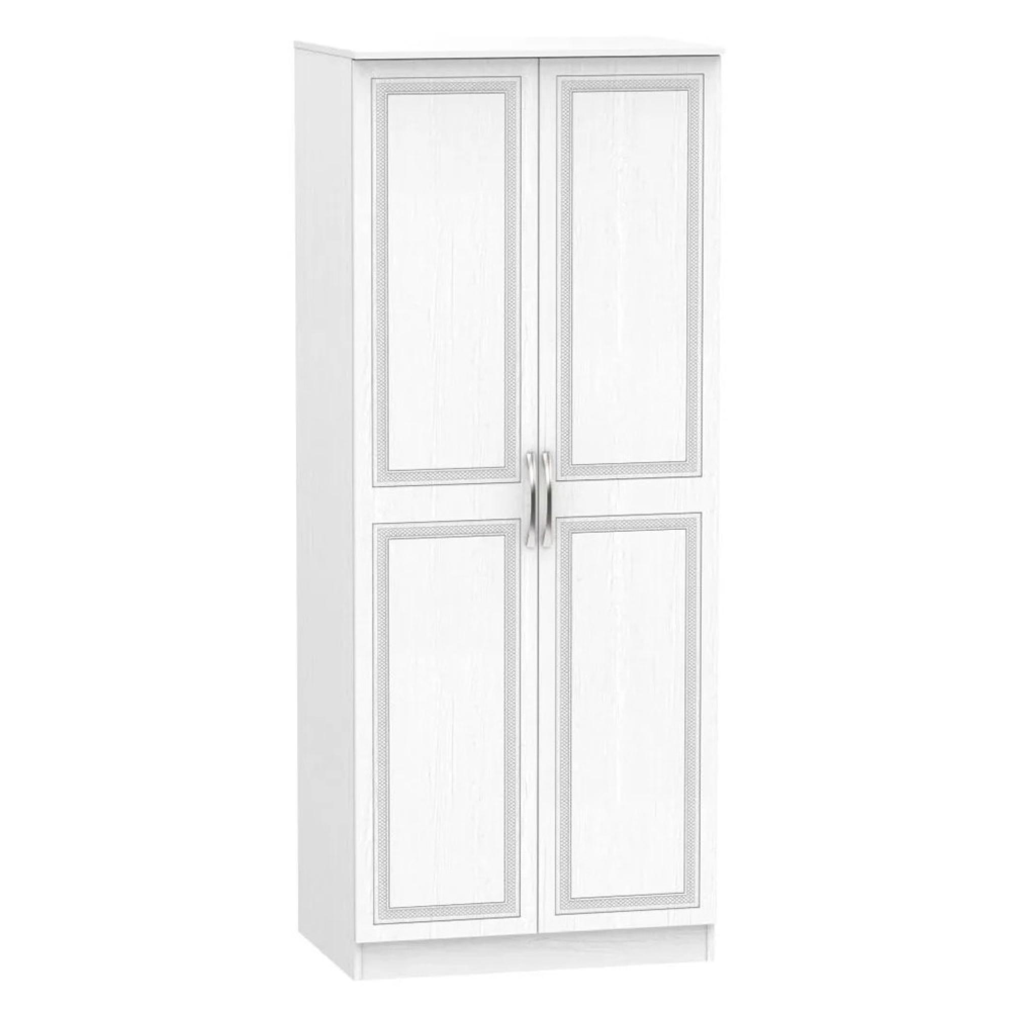 Dorset Wardrobe - 2 Door - Plain - White