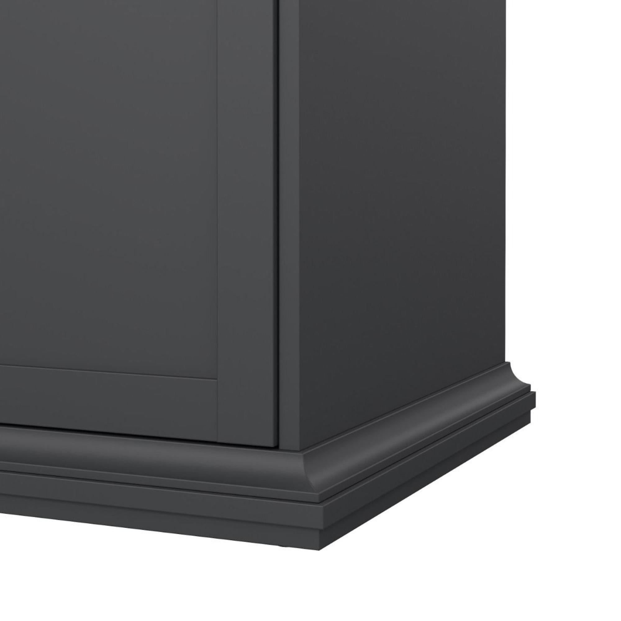 Paris Wardrobe - 2 Door - Grey