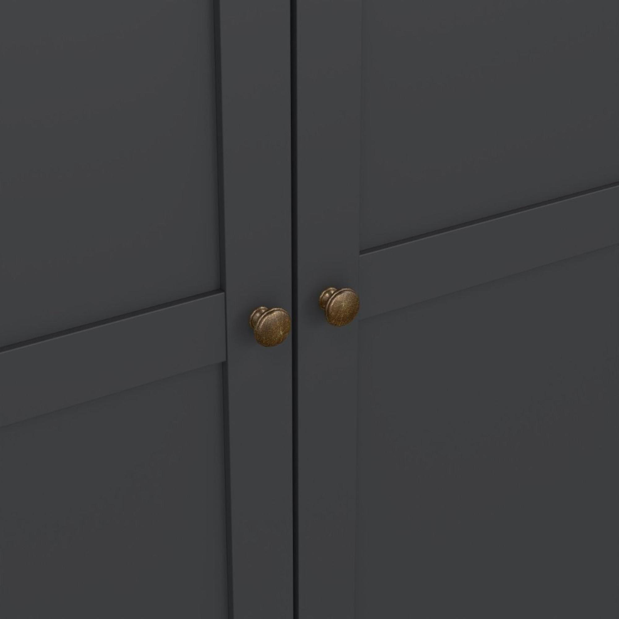 Paris Wardrobe - 3 Door - Grey