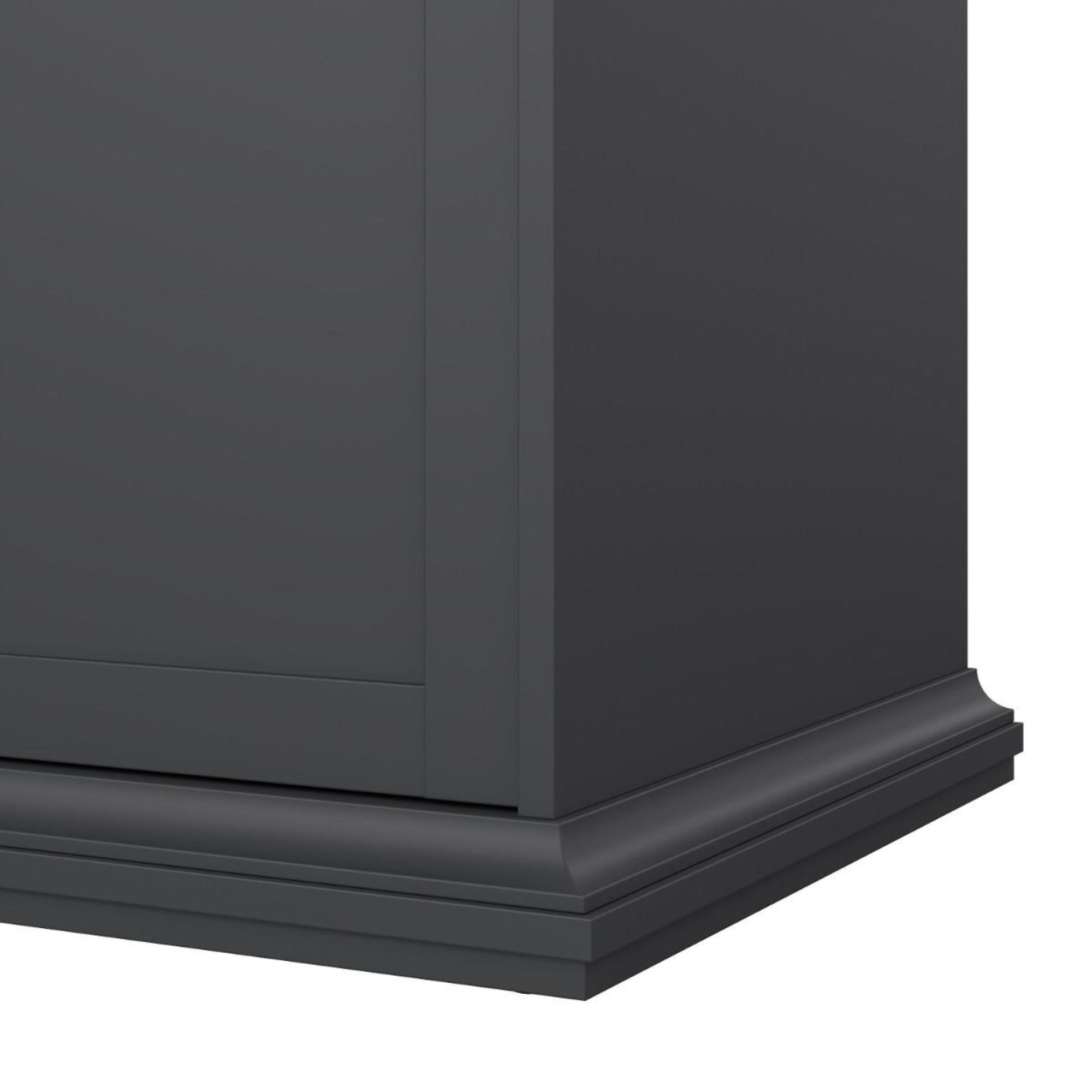 Paris Wardrobe - 3 Door - Grey