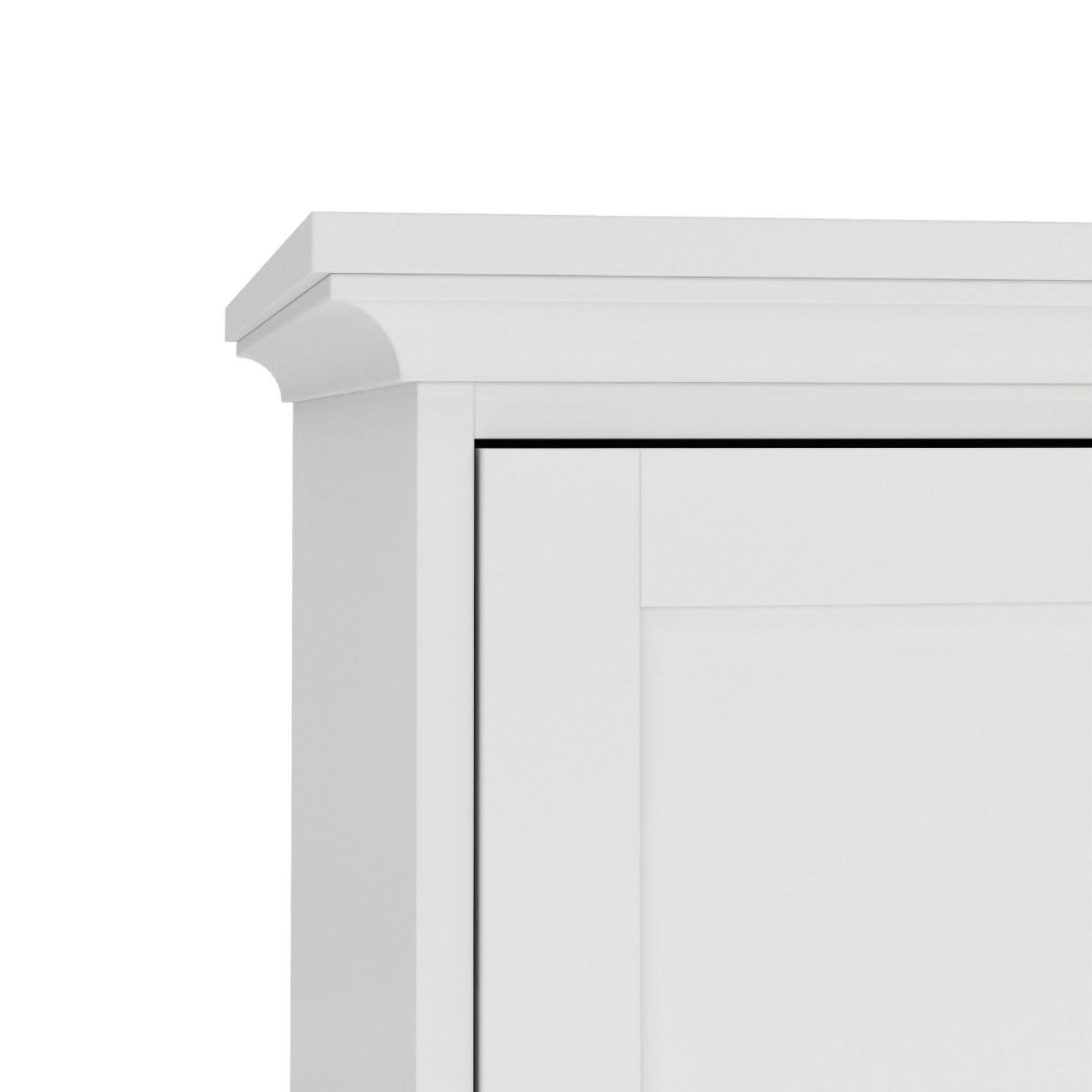 Paris Wardrobe - 2 Door - White
