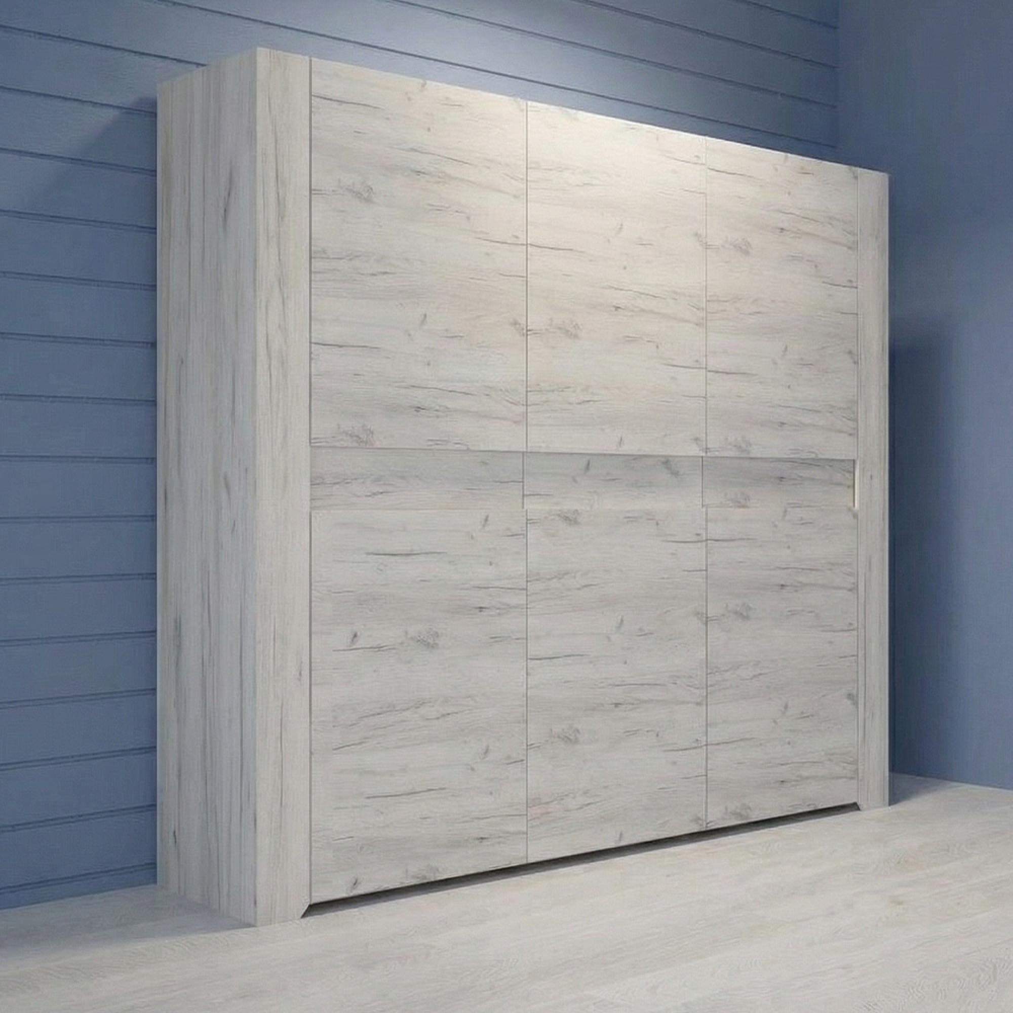 Angel Wardrobe - 3 Door - White