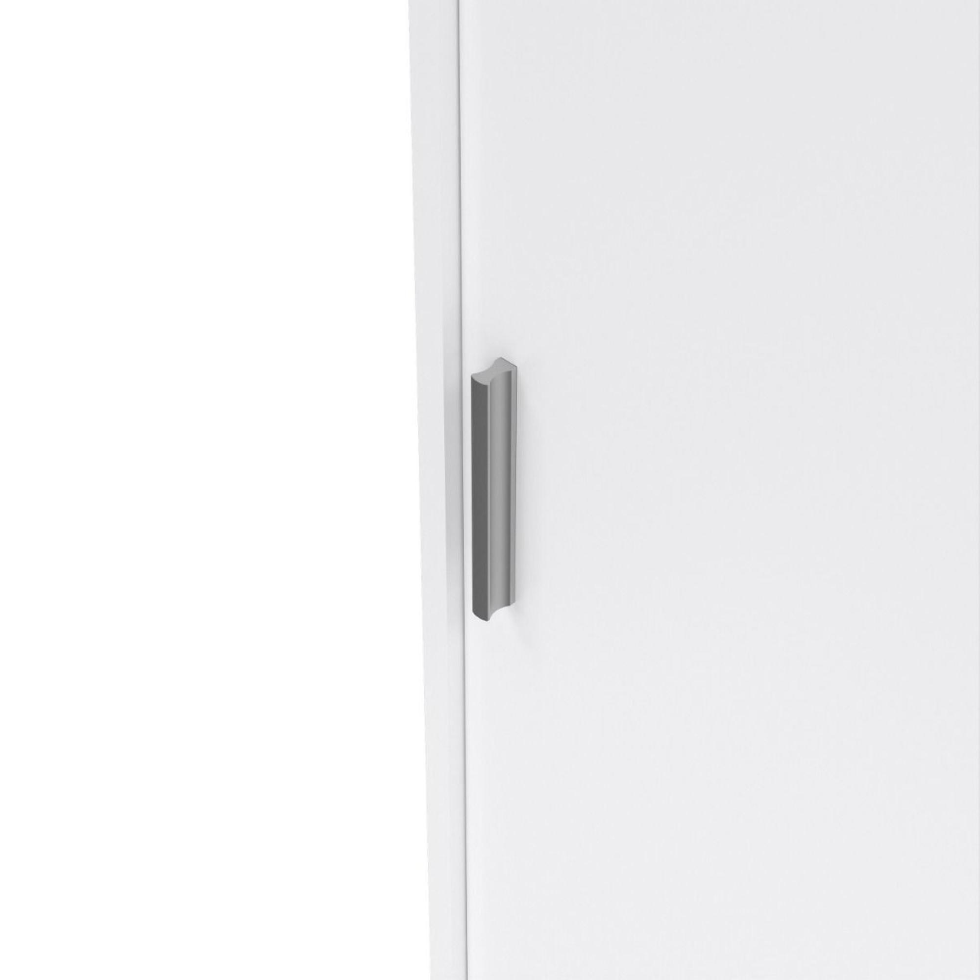 Naia Wardrobe - 3 Door - 3 Drawer - White Gloss