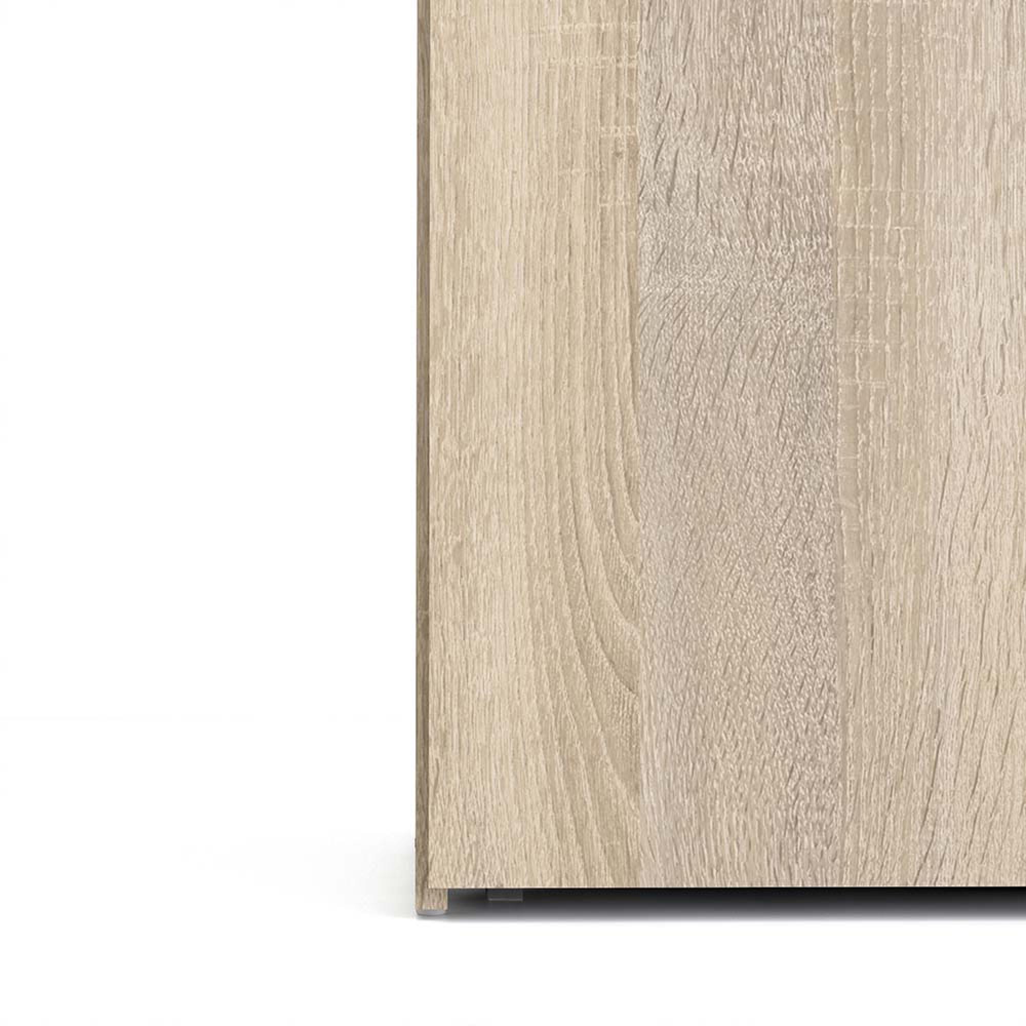 Space Wardrobe - 2 Door - 3 Drawer - Oak