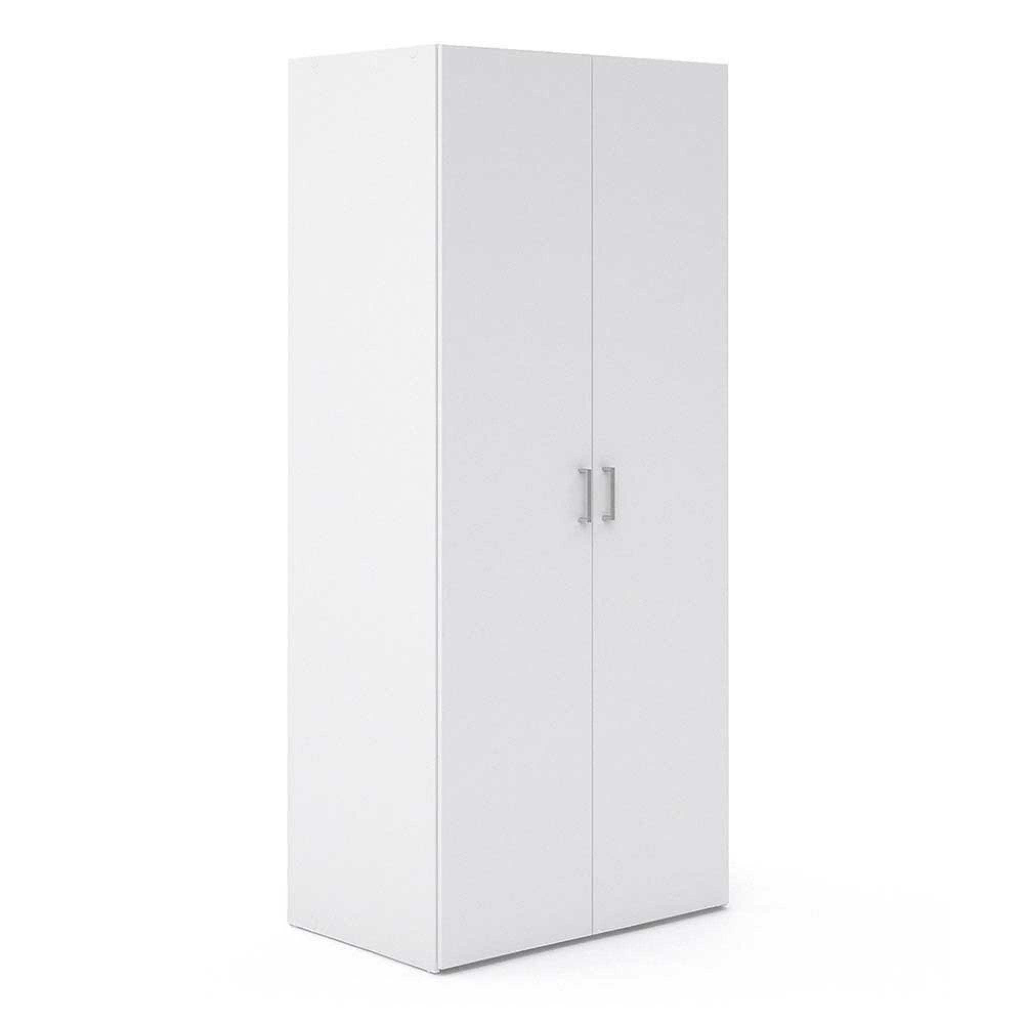 Space Wardrobe - 2 Door - White