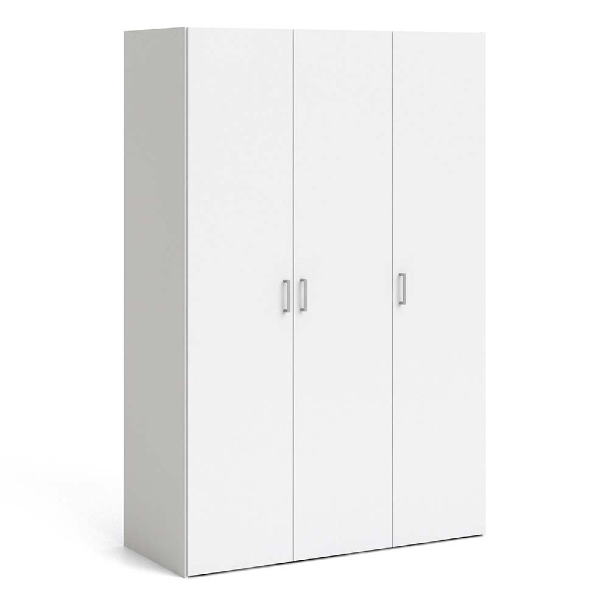 Space Wardrobe - 3 Door - White
