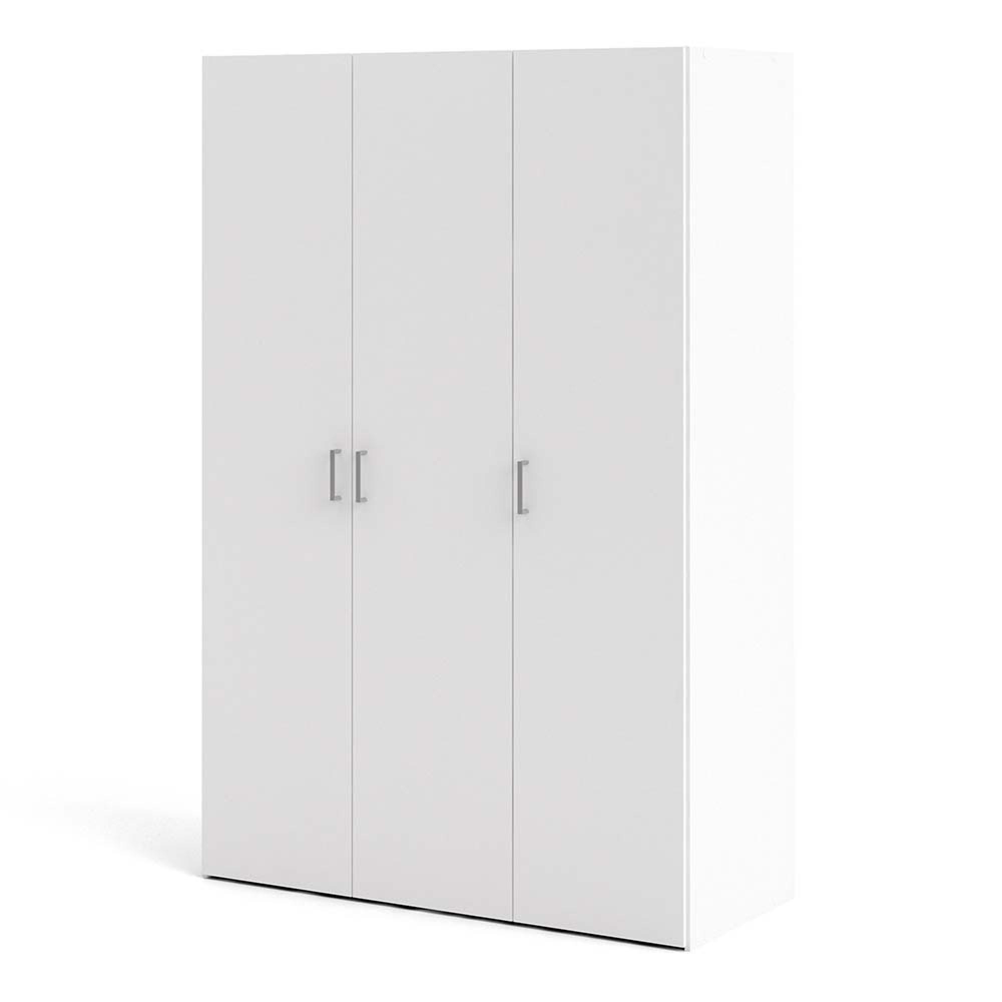 Space Wardrobe - 3 Door - White