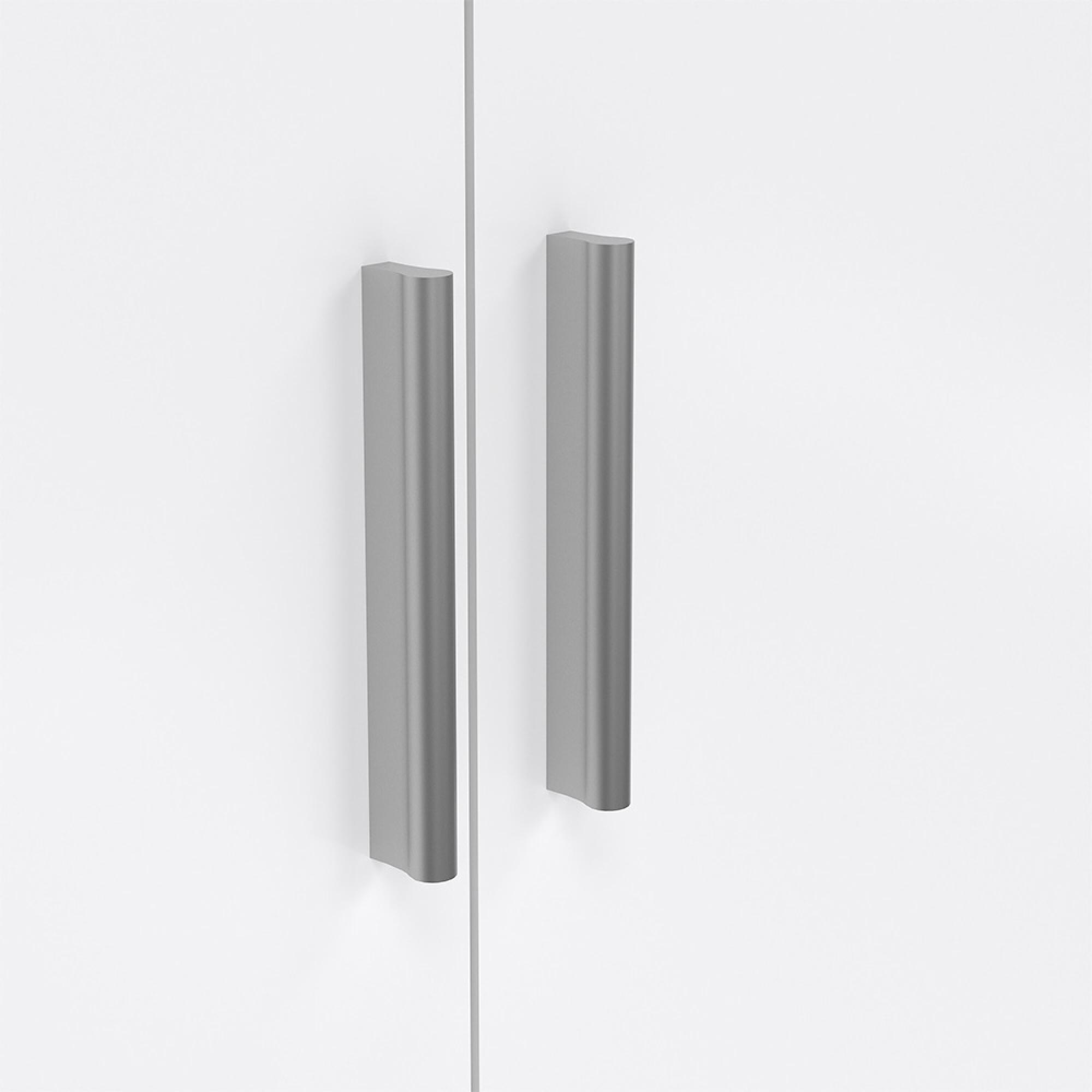 Pepe Wardrobe - 2 Door - Oak and White Gloss