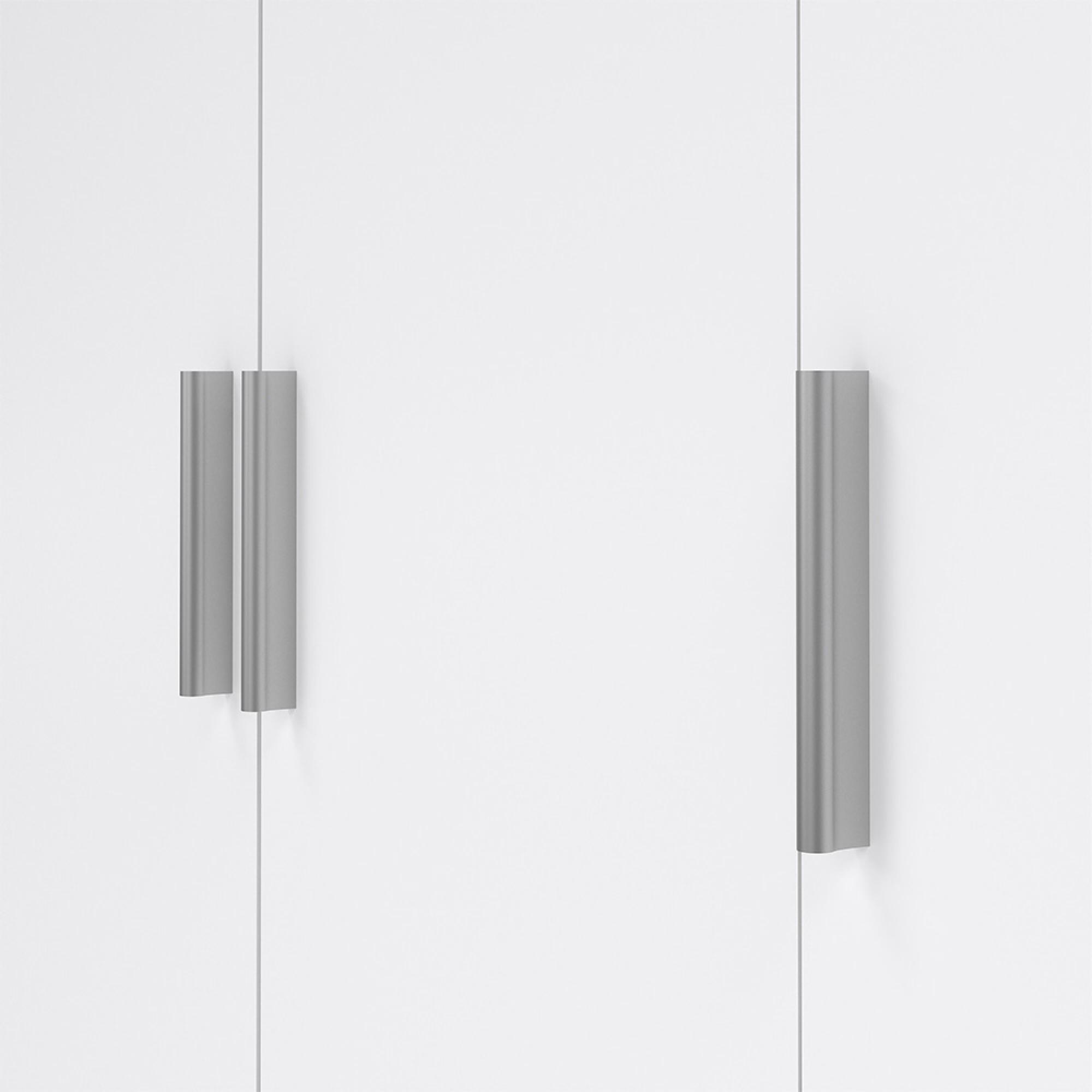 Pepe Wardrobe - 3 Door - Oak and White Gloss