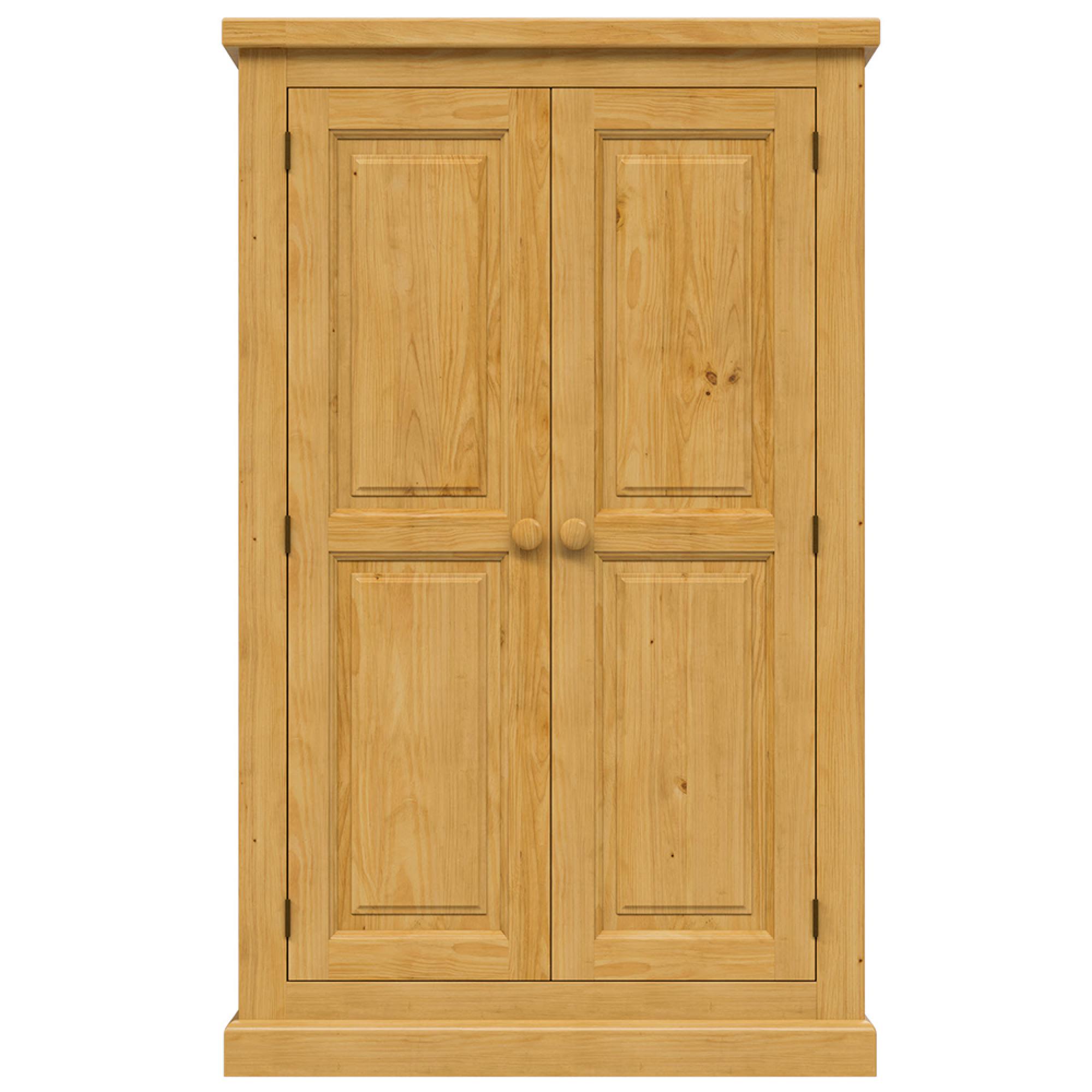 Churchill Wardrobe - 2 Door - Kids - Waxed Pine