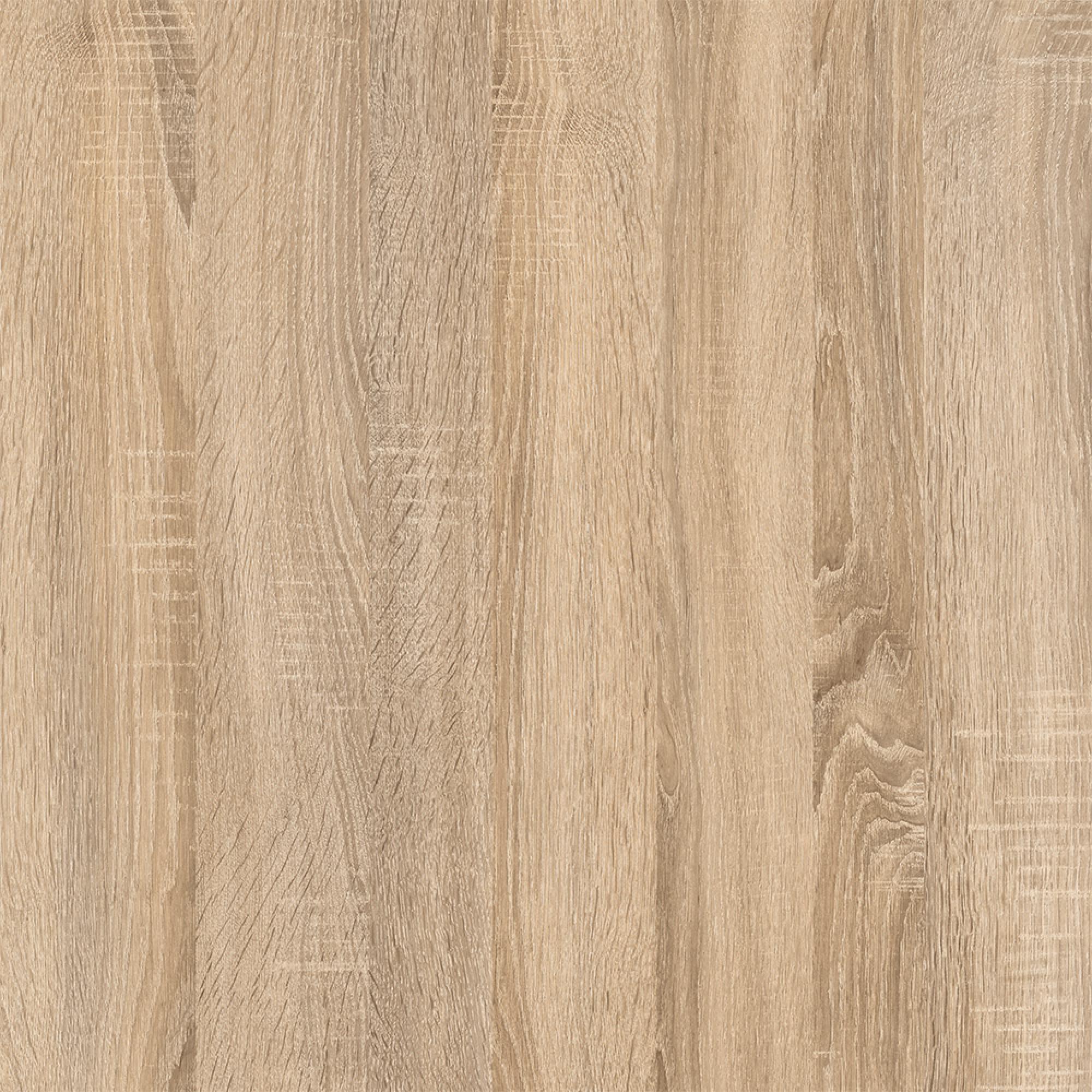 Line Wardrobe - 3 Door - 6 Drawer - Combi - Oak and White Gloss