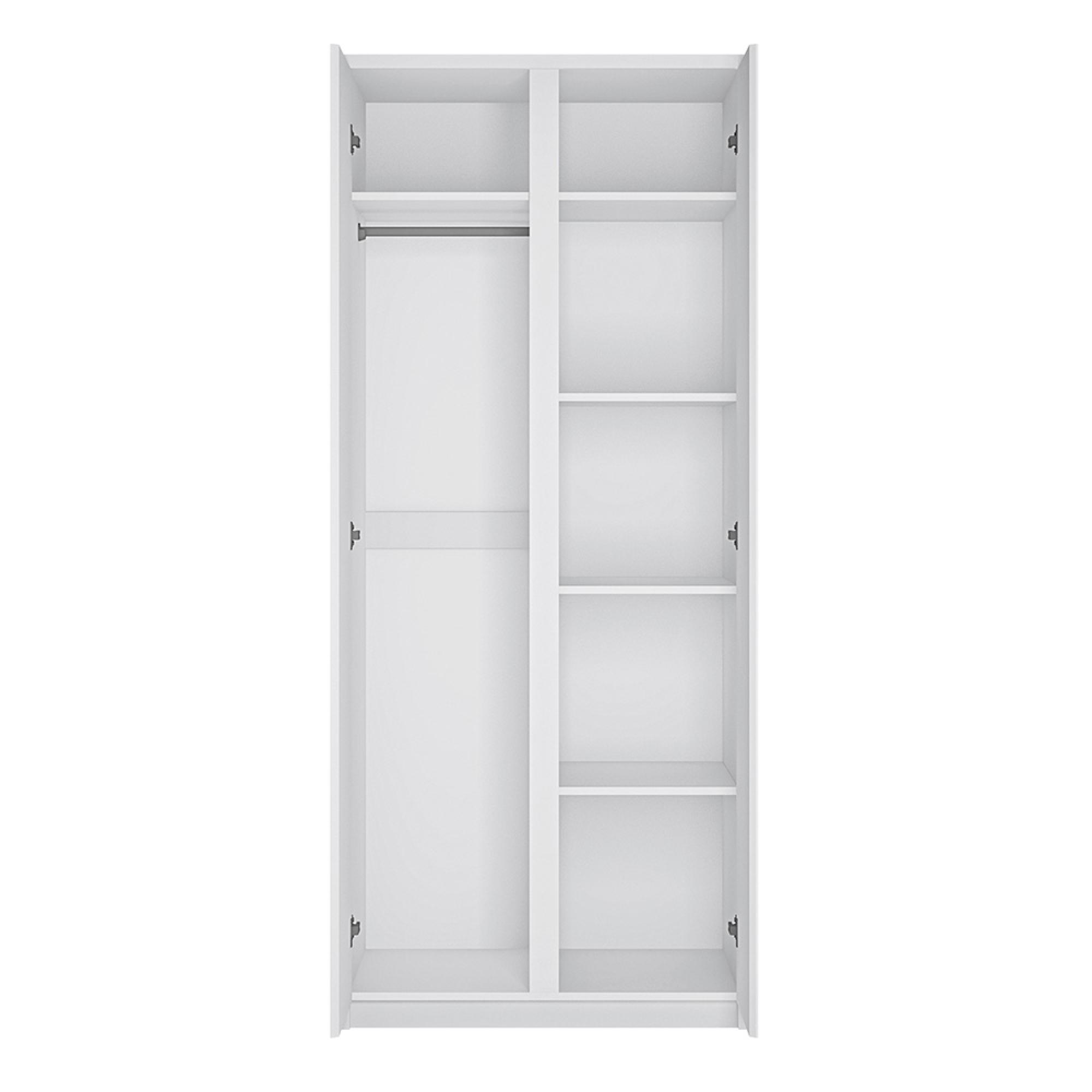 Fribo Wardrobe - 2 Door - White