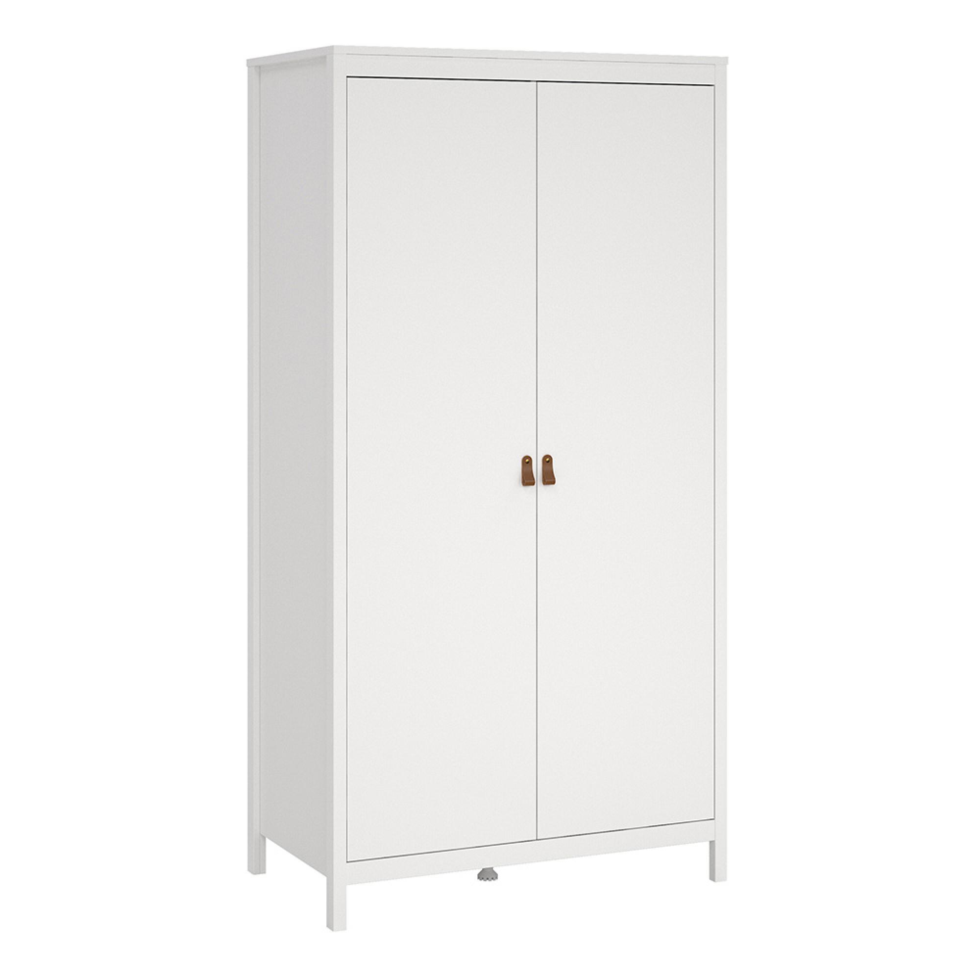 Barcelona Wardrobe - 2 Door - White