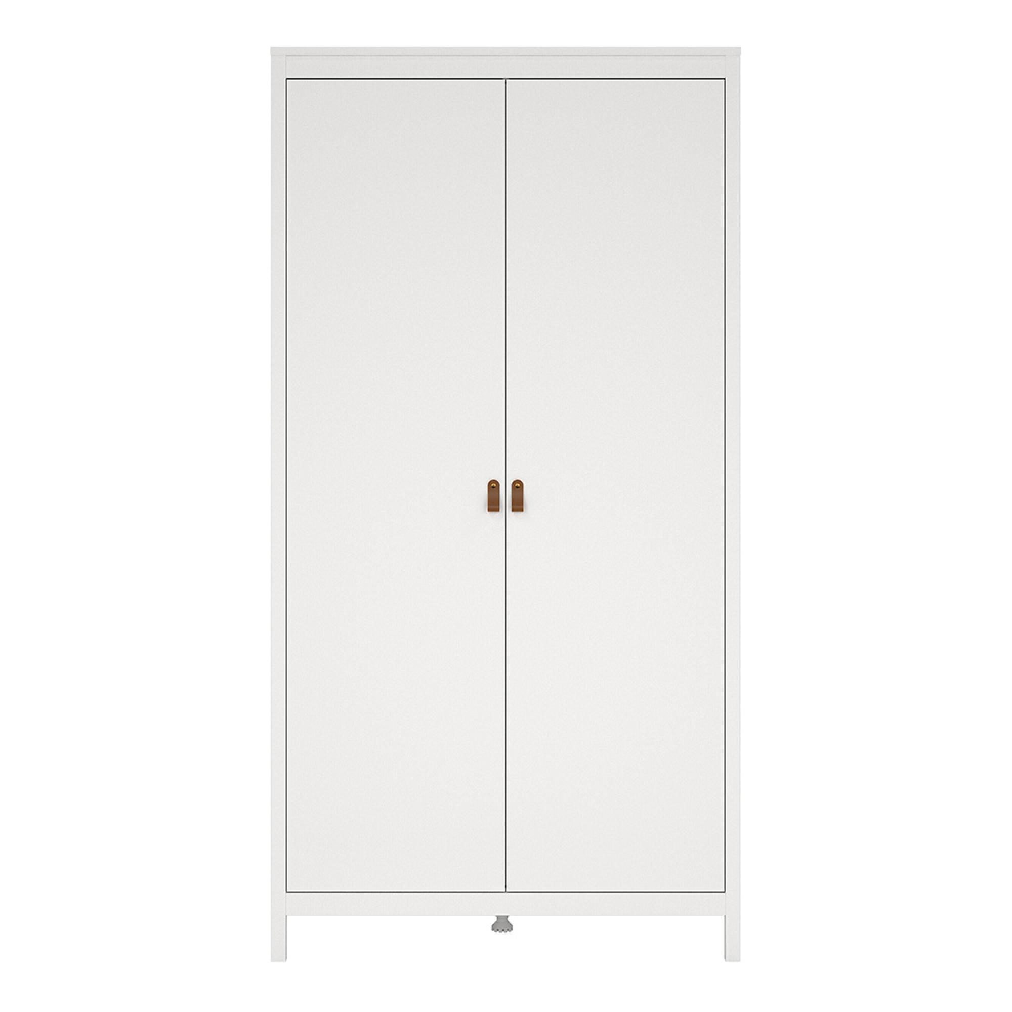 Barcelona Wardrobe - 2 Door - White