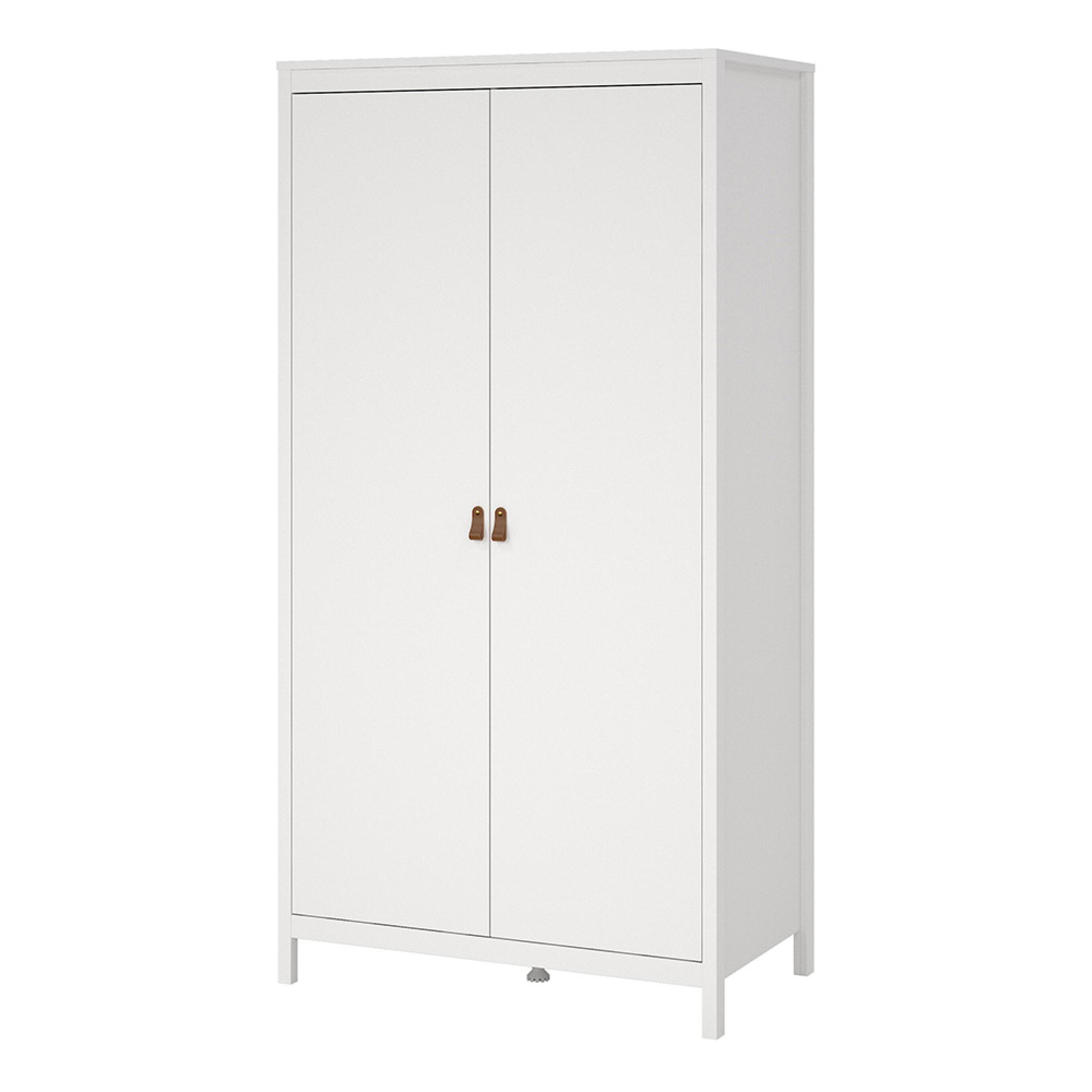 Barcelona Wardrobe - 2 Door - White