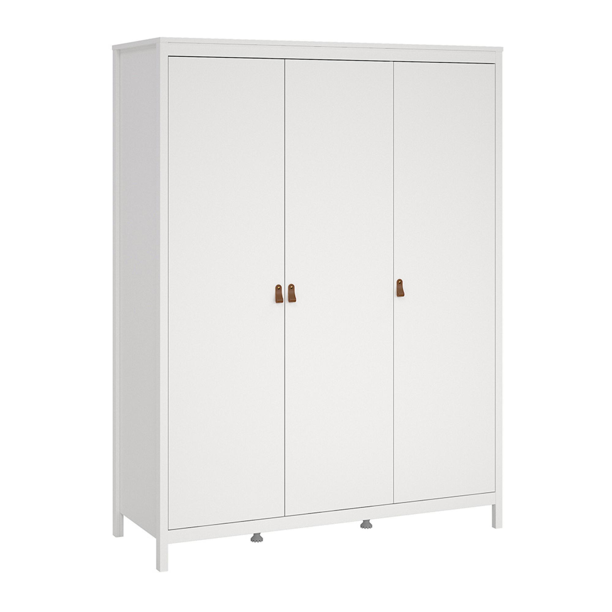 Barcelona Wardrobe - 3 Door - White
