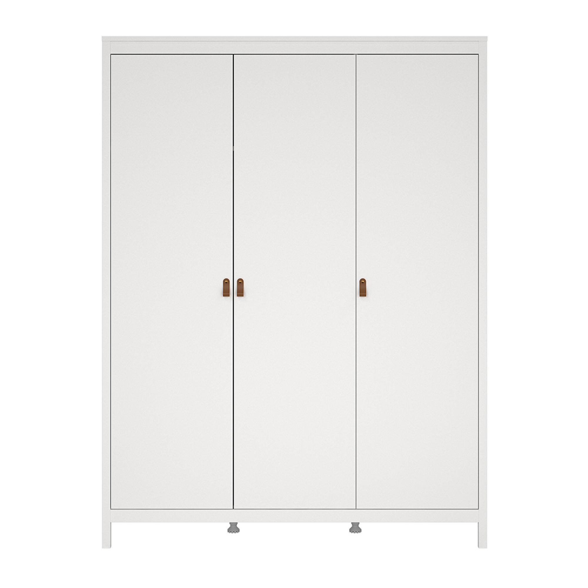 Barcelona Wardrobe - 3 Door - White