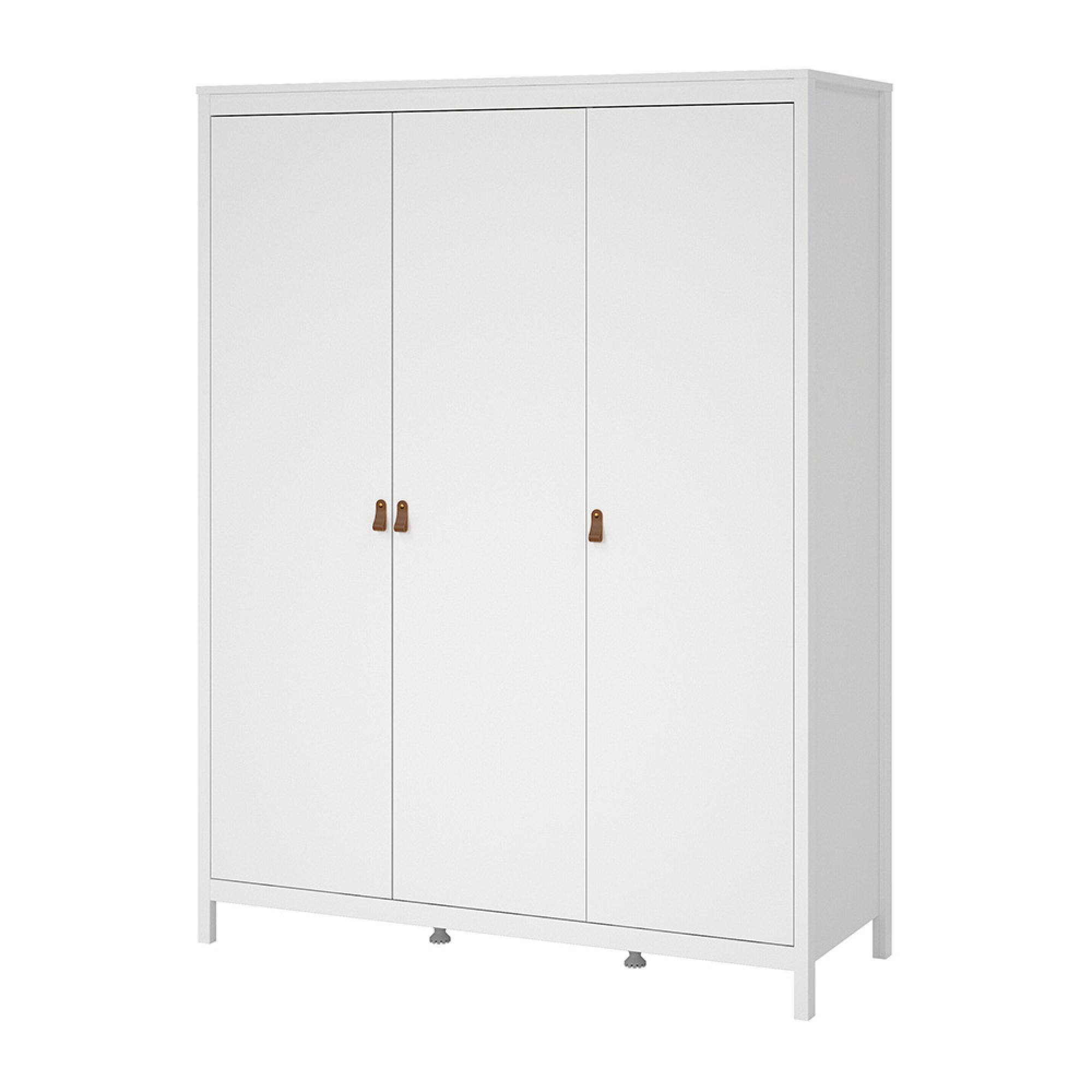 Barcelona Wardrobe - 3 Door - White