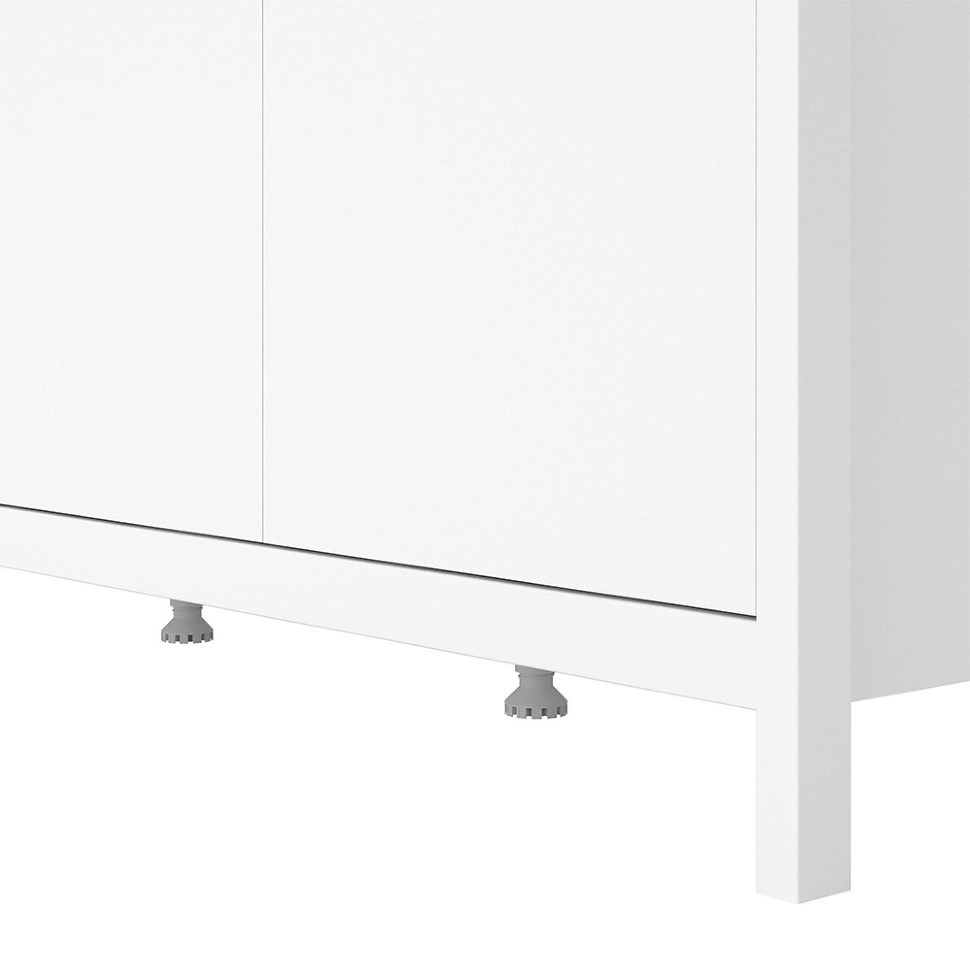 Barcelona Wardrobe - 3 Door - White