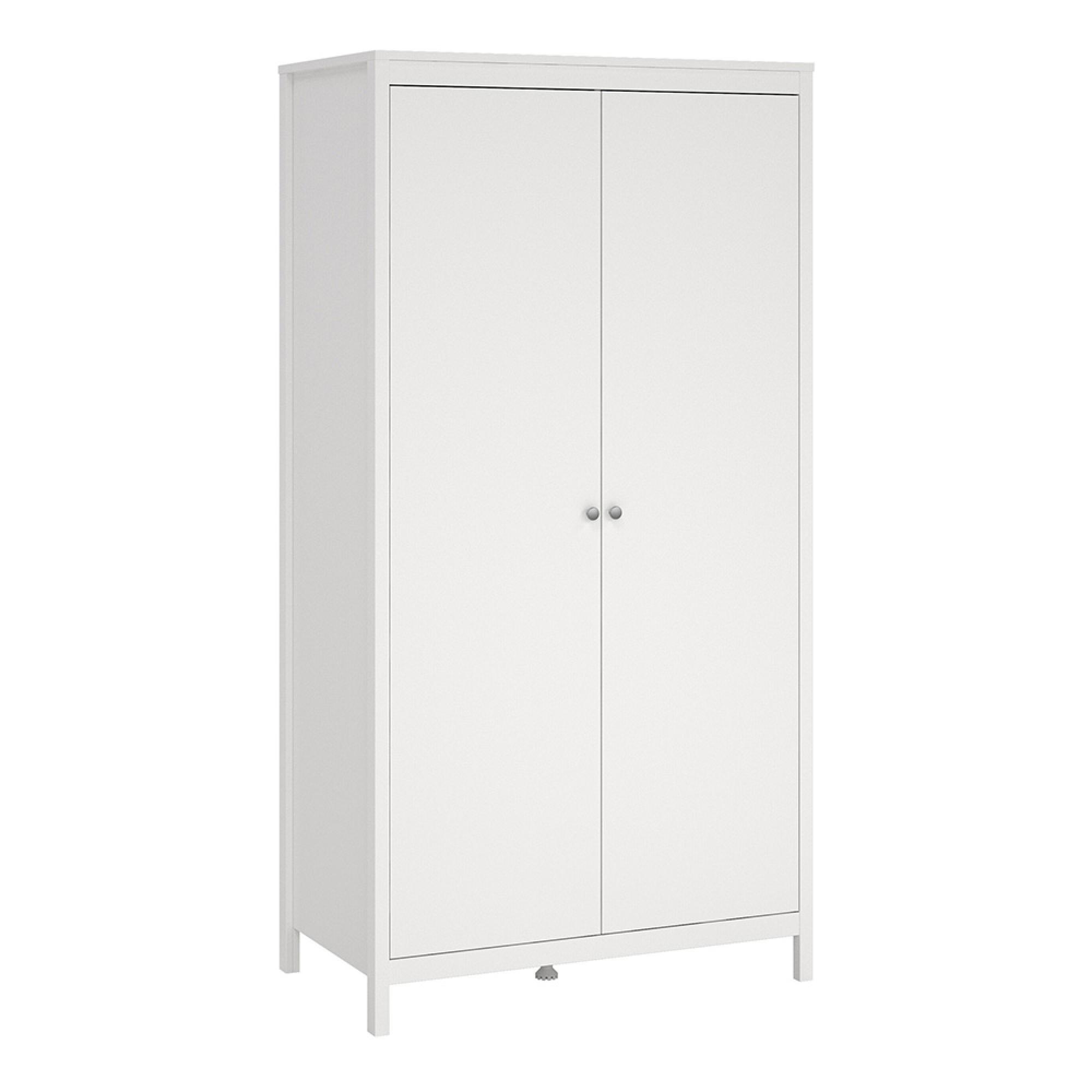Madrid Wardrobe - 2 Door - White