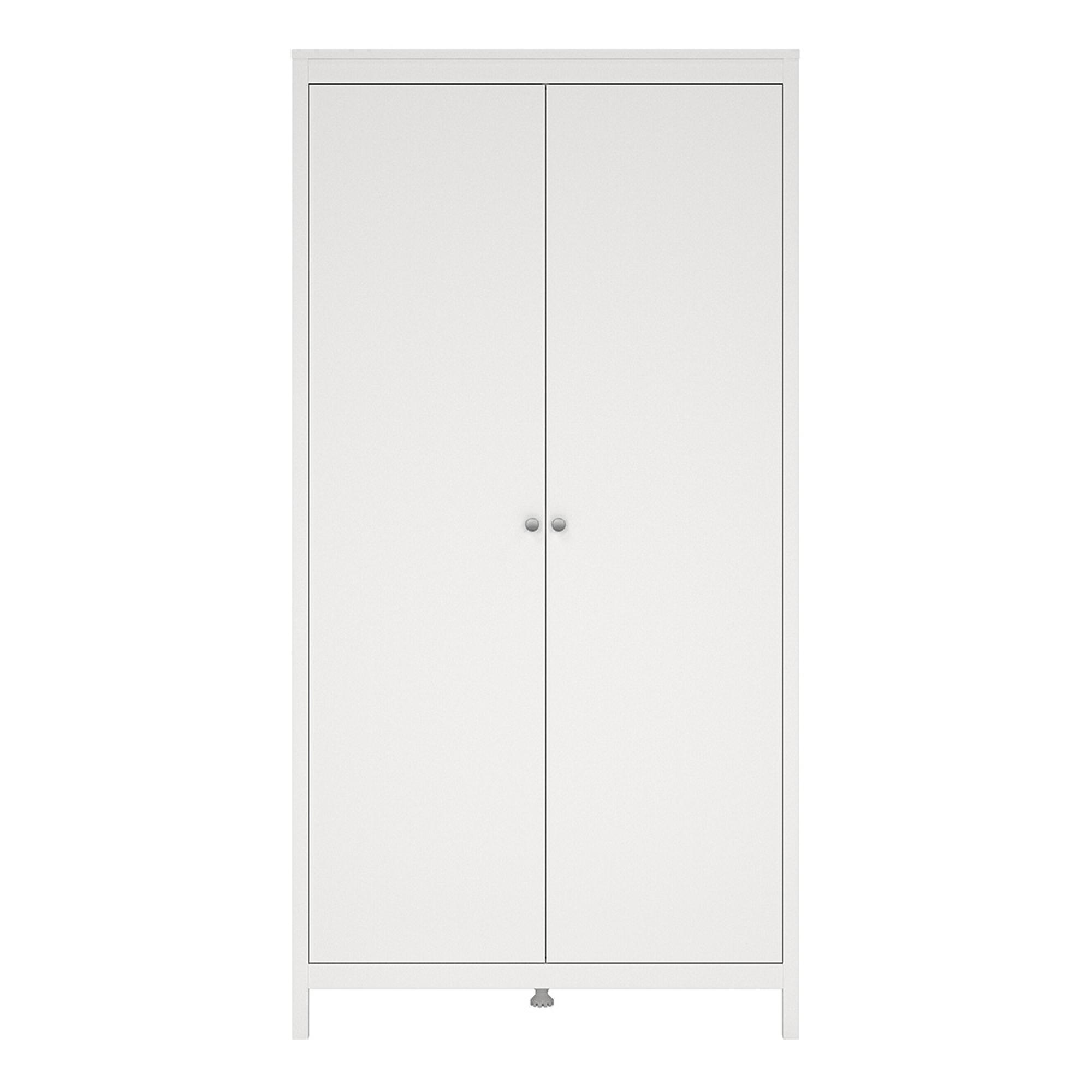 Madrid Wardrobe - 2 Door - White