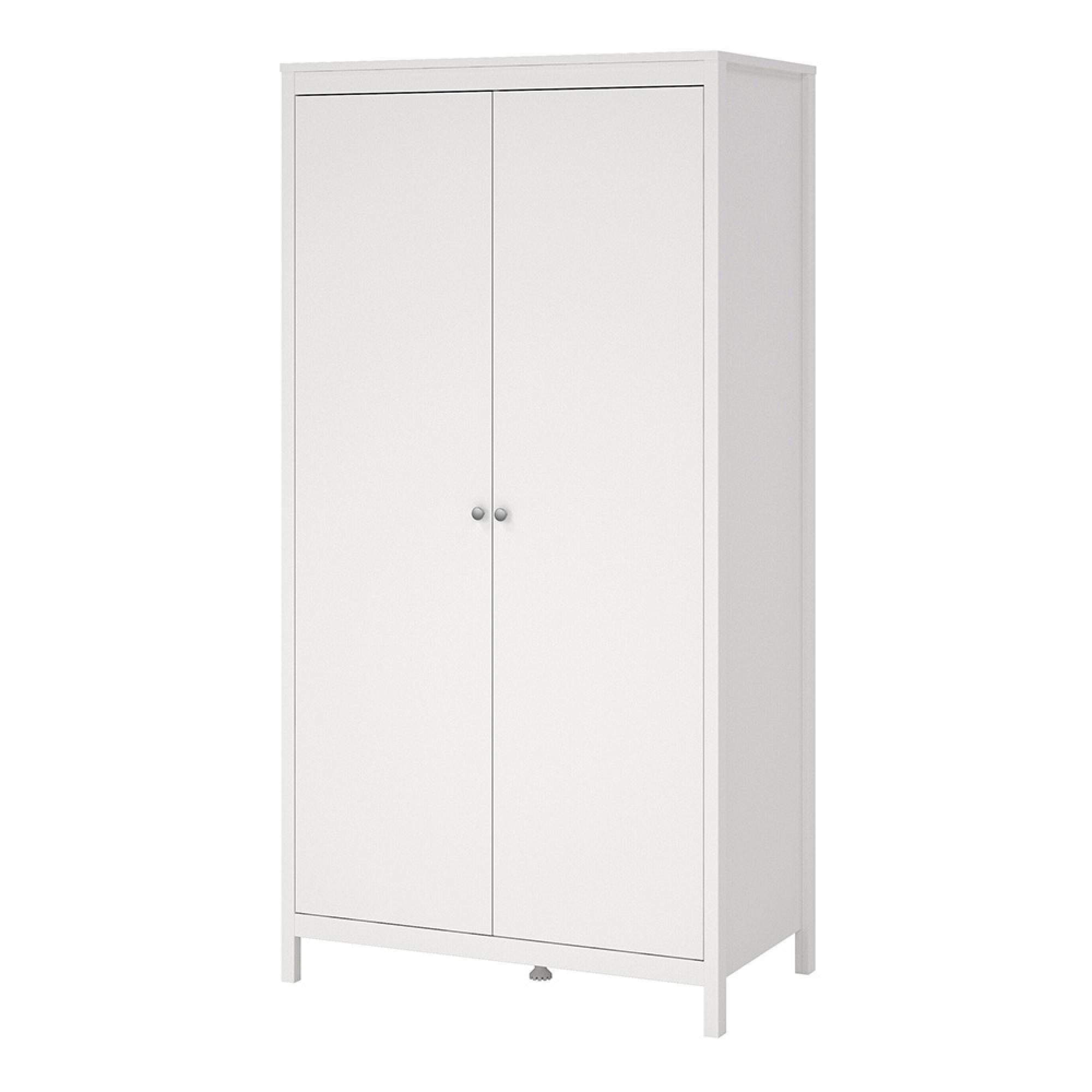 Madrid Wardrobe - 2 Door - White