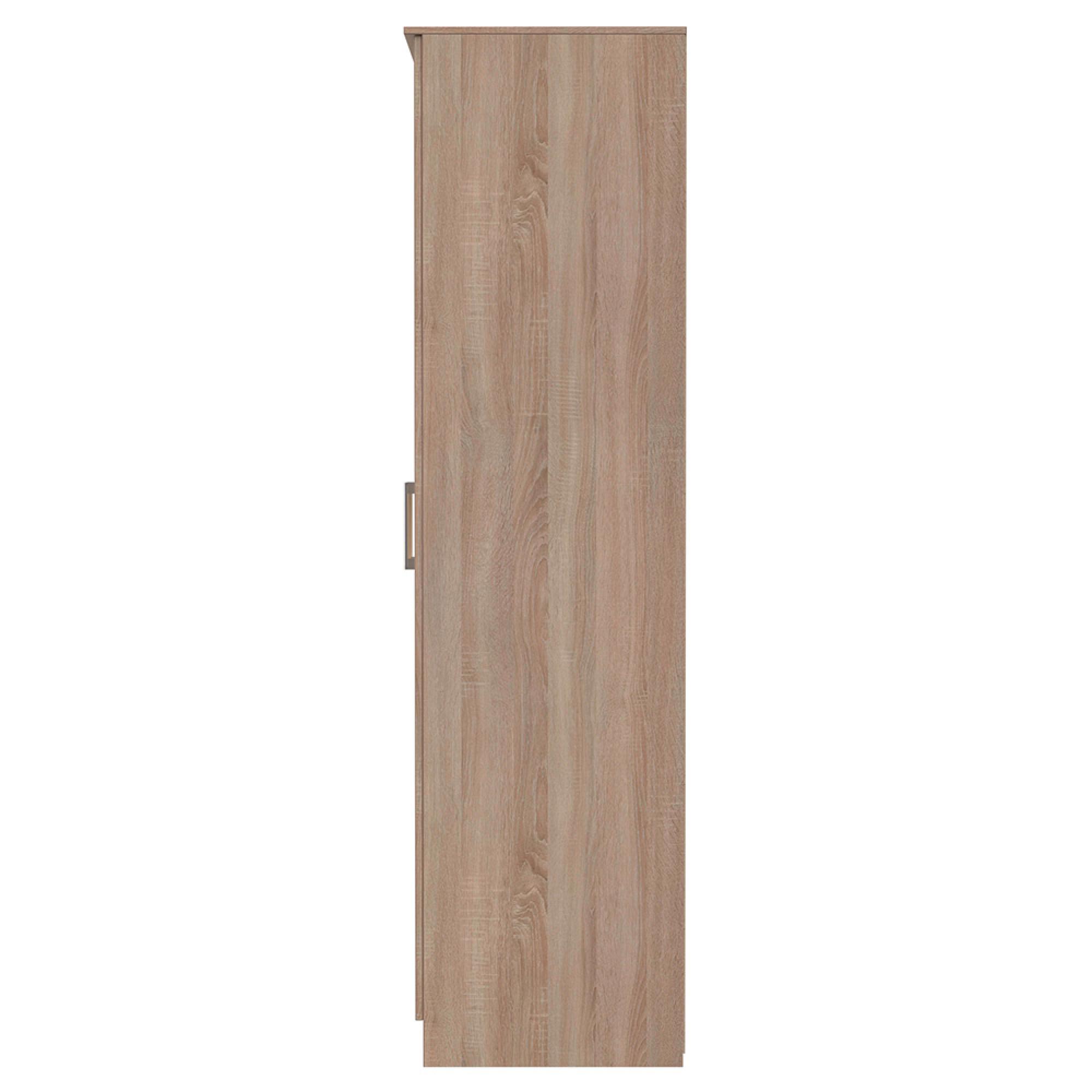 Devon Plain Wardrobe - 2 Door - Oak