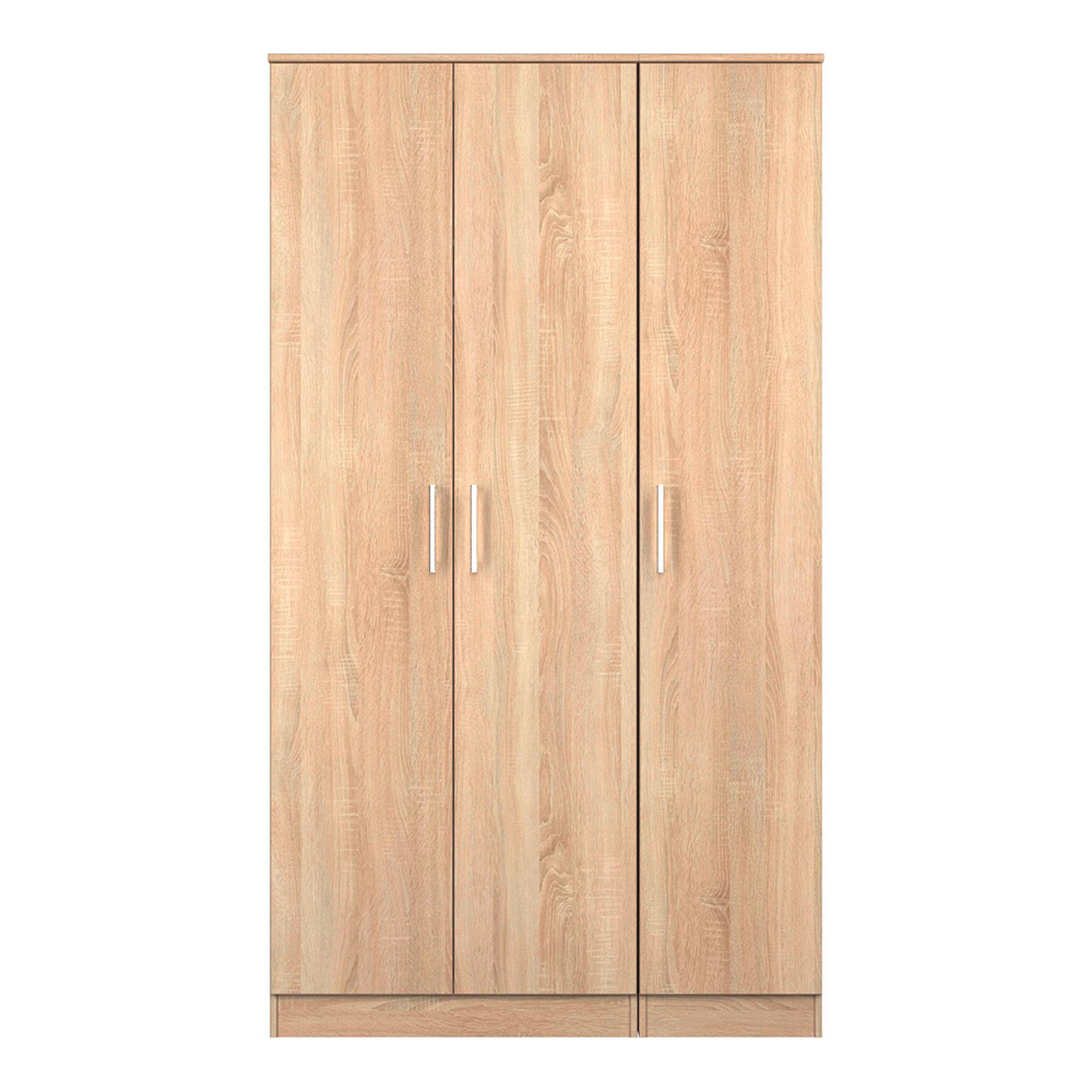 Devon Triple Wardrobe - 3 Door - Oak